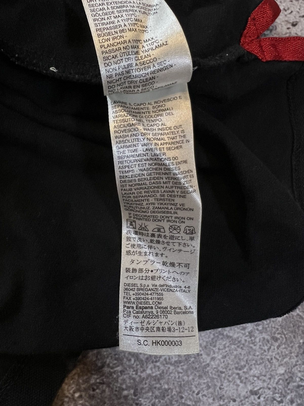 Diesel Vintage Diesel Polo Ralph Lauren style tee y2k Like Moncler Size US L / EU 52-54 / 3 - 7 Thumbnail