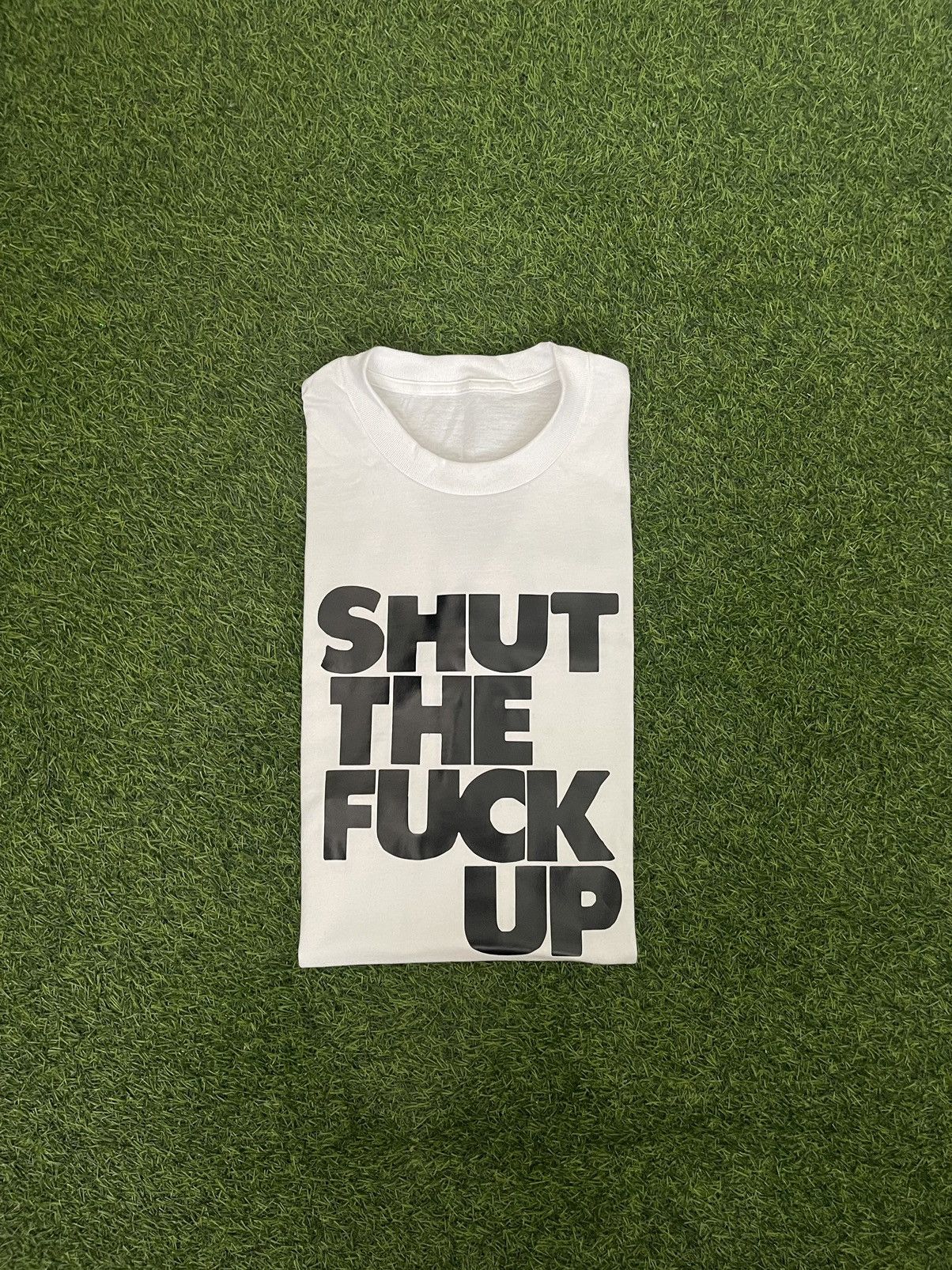 Vintage SHUT THE F UP TSHIRT Size US XL / EU 56 / 4 - 1 Preview
