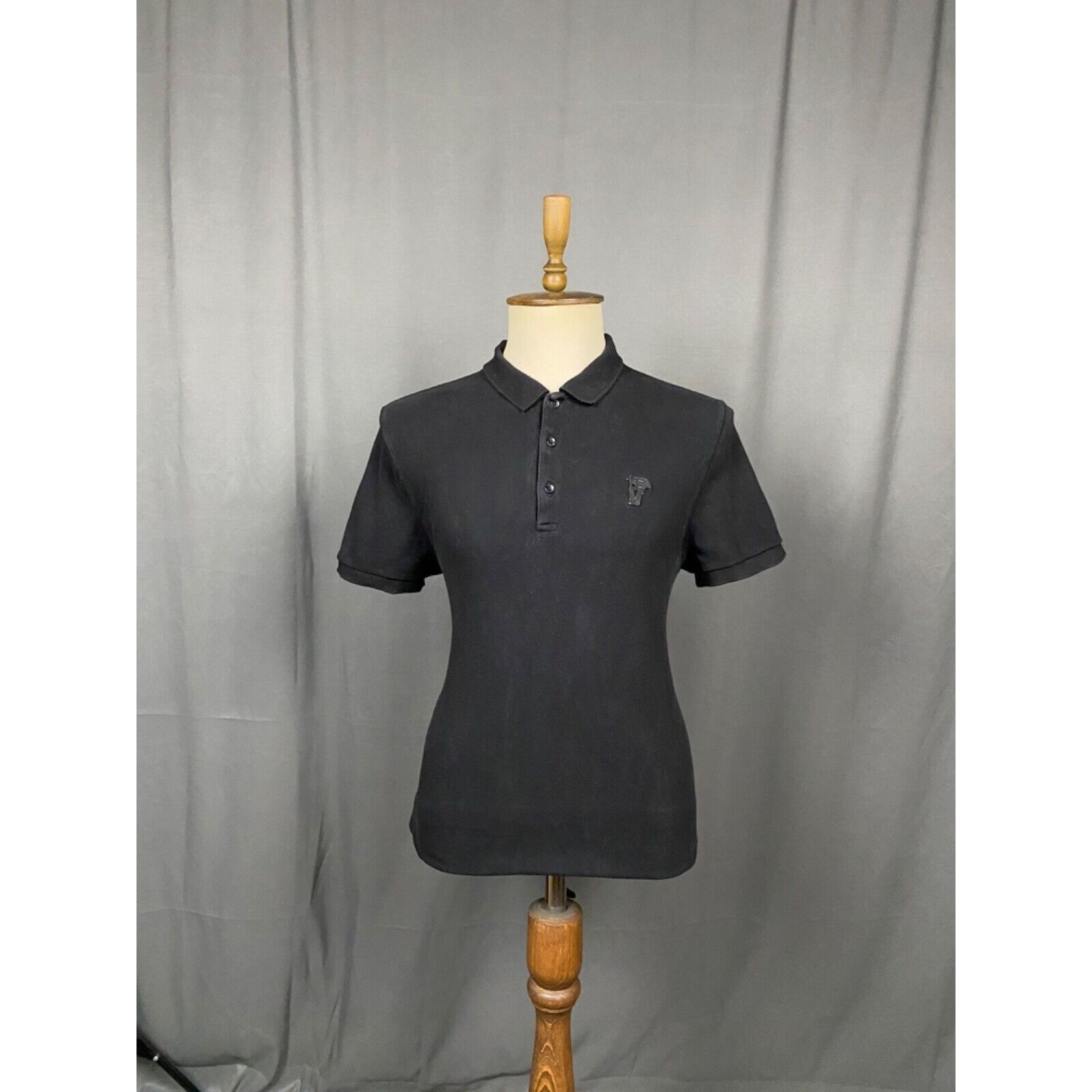 Versace Versace Collection Small Logo Men's Black Polo T-Shirt Size Size US S / EU 44-46 / 1 - 3 Thumbnail