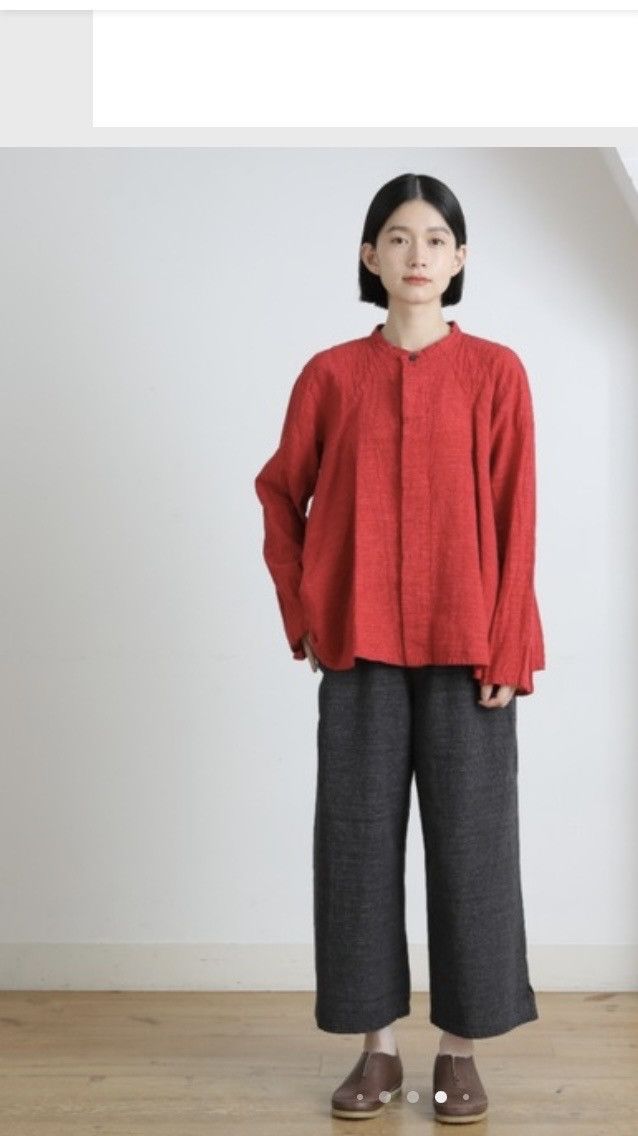 Issey Miyake Plantation issey miyake linen blouses Size M / US 6-8 / IT 42-44 - 2 Thumbnail