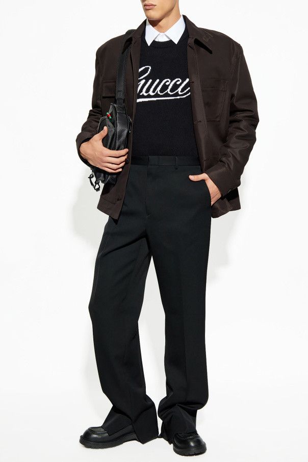 Gucci o1la5ras0426 Technical Cotton Jacket in Brown Size US M / EU 48-50 / 2 - 2 Thumbnail