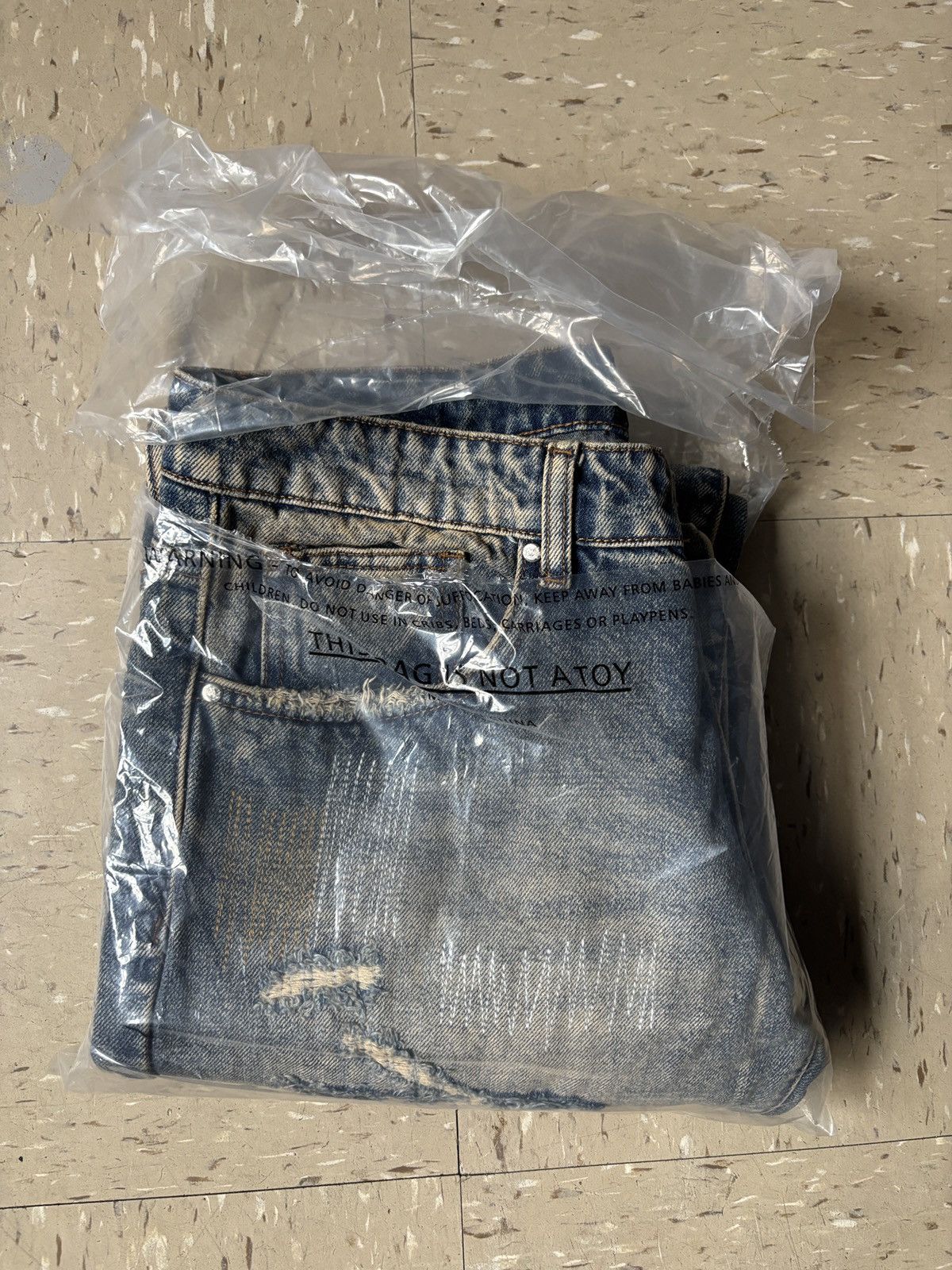 Vintage Multi Stitch Denim ‘Arclyfe’ Size US 34 / EU 50 - 6 Thumbnail