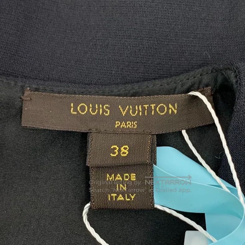 Louis Vuitton Louis Vuitton Long Sleeve Dress with Black logo Metallic B Size XS / US 0-2 / IT 36-38 - 7 Thumbnail
