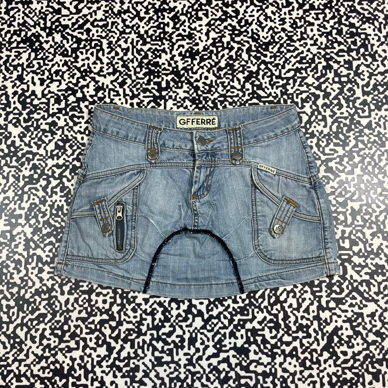 GF Ferre Vintage 90s GF Ferre Japanese Retro Mini Skirt Y2K Style Size 28" / US 6 / IT 42 - 4 Thumbnail