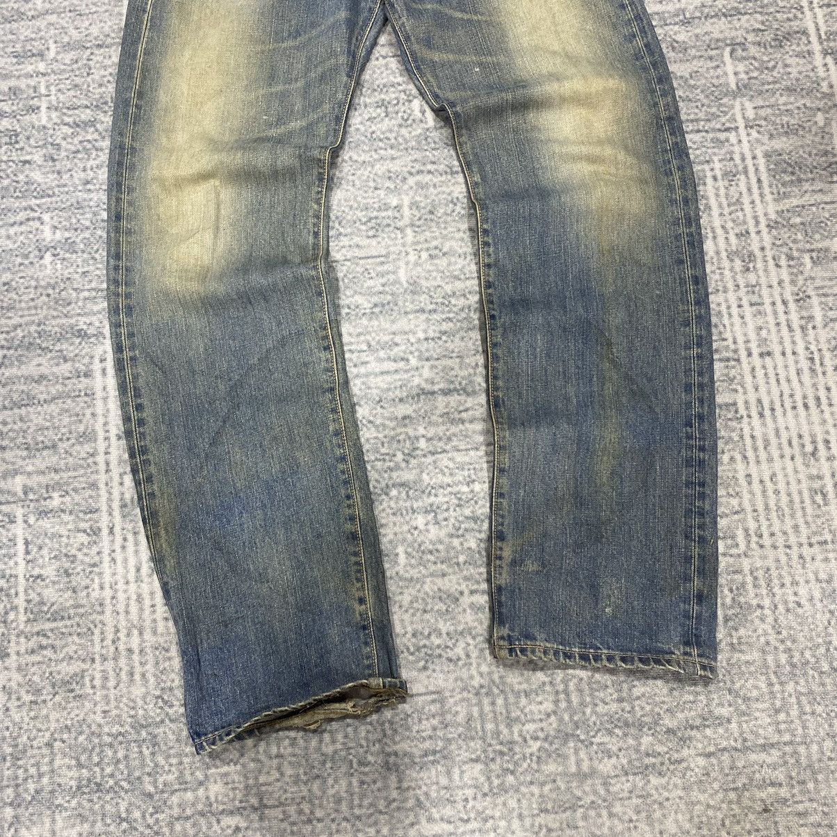 Edwin × Vintage Selvedge☠️ Edwin 505x Mudwash Jeans Dirty 90s 80s Distressed Size US 32 / EU 48 - 4 Thumbnail