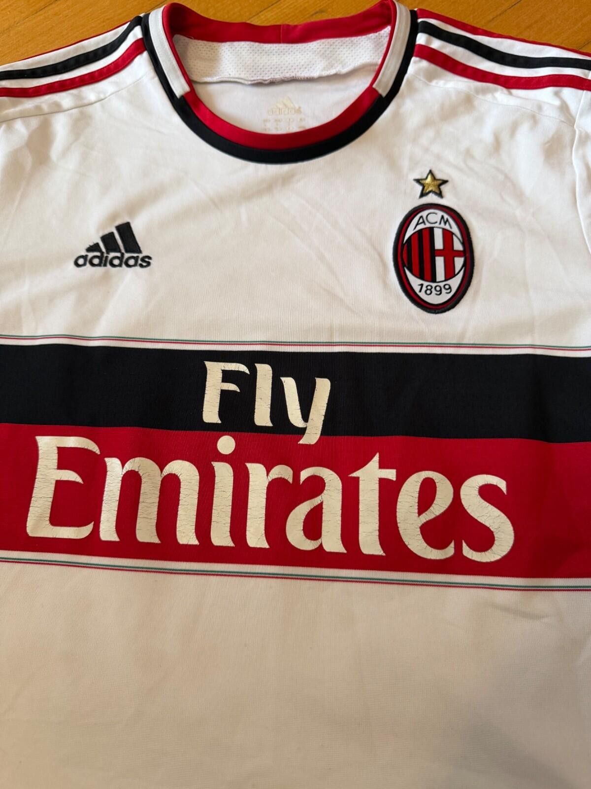 Adidas 2012-13 AC Milan Away Shirt Jersey (L) EL Shaarawy #92 Size US L / EU 52-54 / 3 - 4 Thumbnail