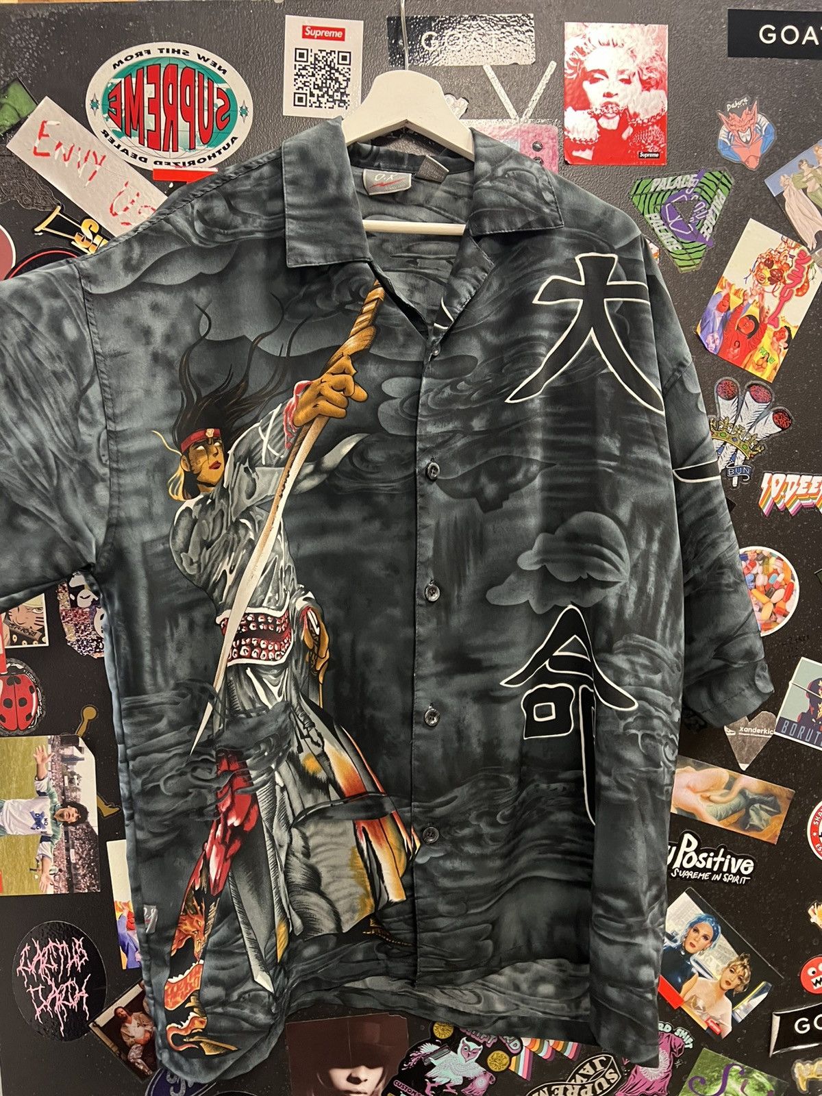 Vintage Vintage Y2K Japanese Warrior Button Up Shirt Size US XL / EU 56 / 4 - 1 Thumbnail