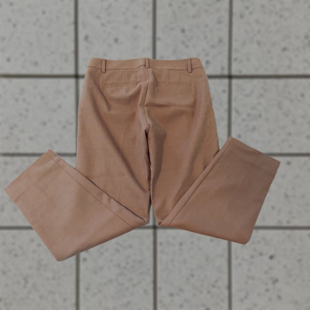 J.Crew J.CREW Dress Pants 2 Womens Beige Khaki Wool Chino Slacks Trouser Cotton Slack Size 26" / US 2 / IT 38 - 1 Thumbnail