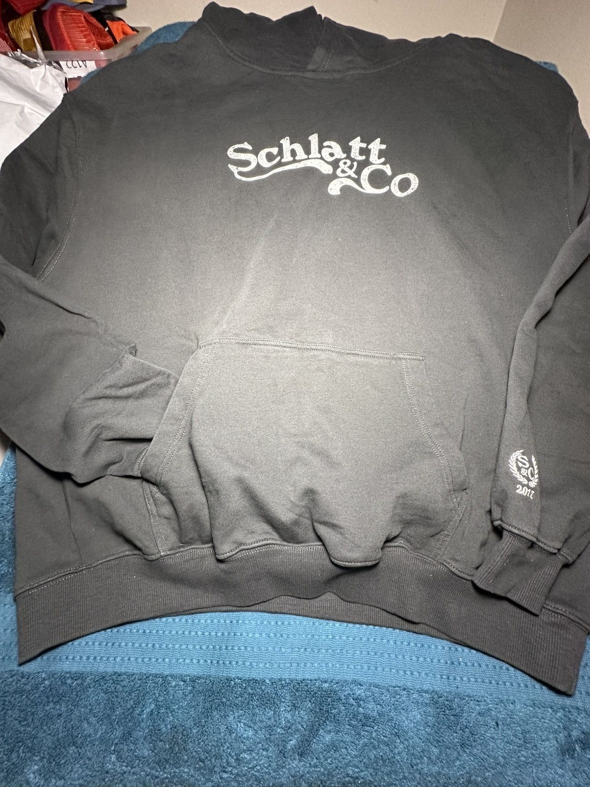 Designer × Supreme Black Schlatt&Co Hooded sweatshirt Size US L / EU 52-54 / 3 - 1 Thumbnail