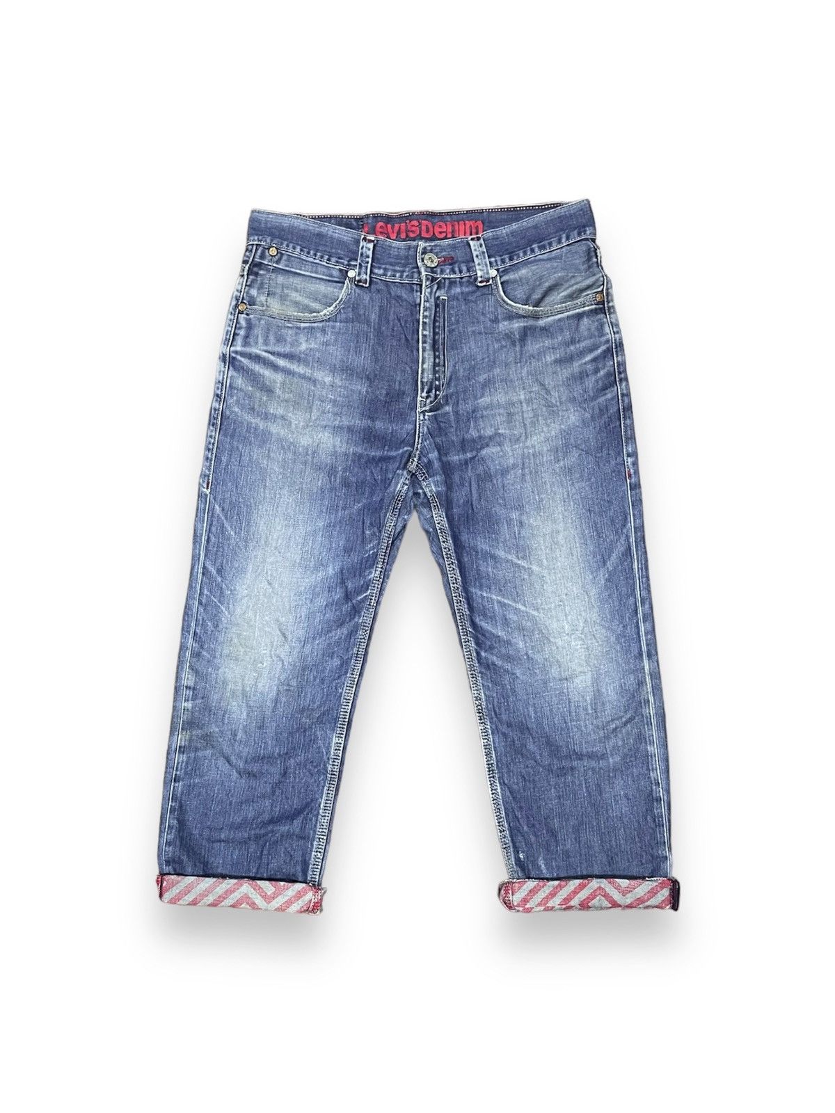 Levi's × Vintage VINTAGE LEVI’S DENIM 523 STRAIGHT RED PATCH SPECIAL EDITION Size US 34 / EU 50 - 1 Thumbnail