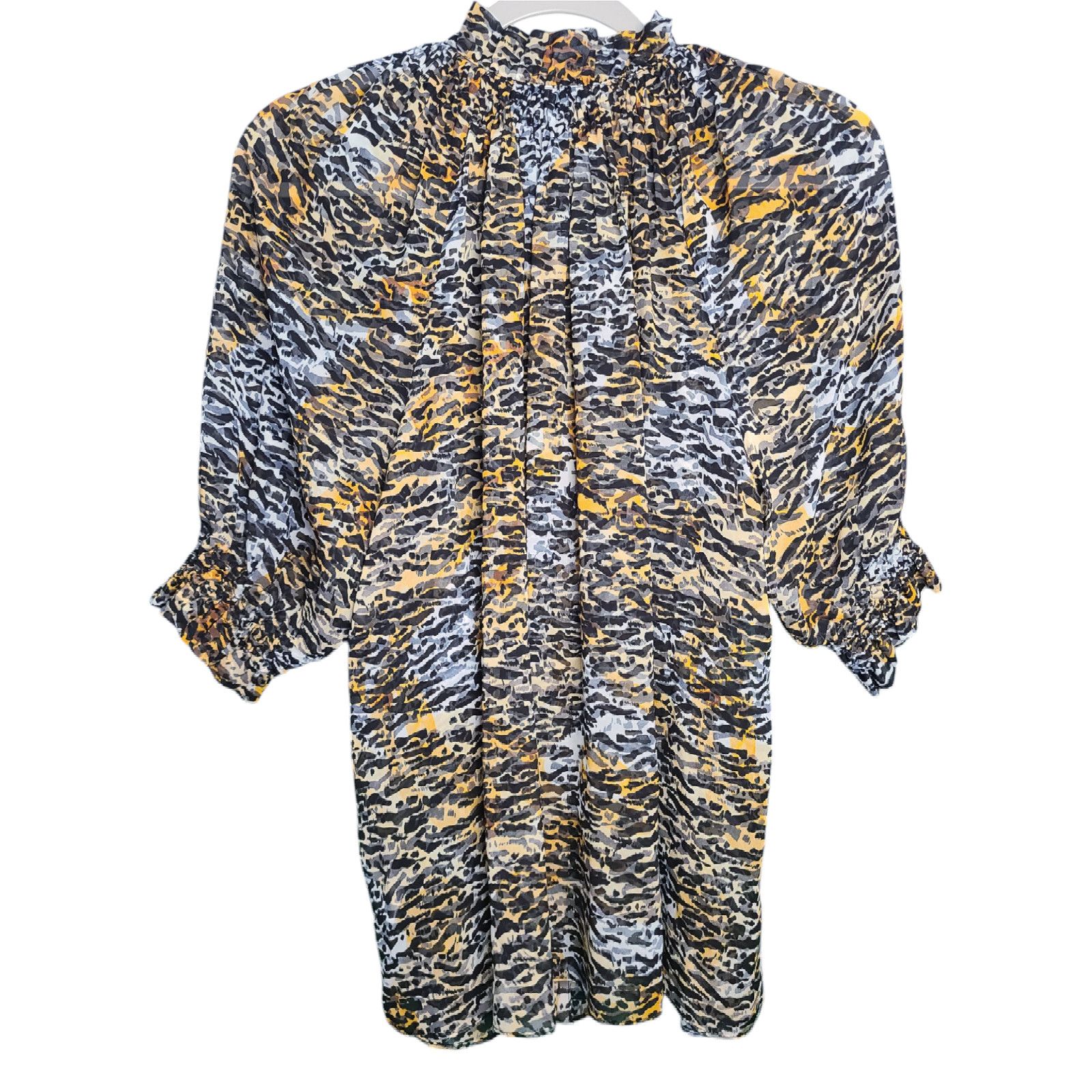 Other Saloni Skye Top | Sheer silk top US size 2 Size XS / US 0-2 / IT 36-38 - 8 Thumbnail