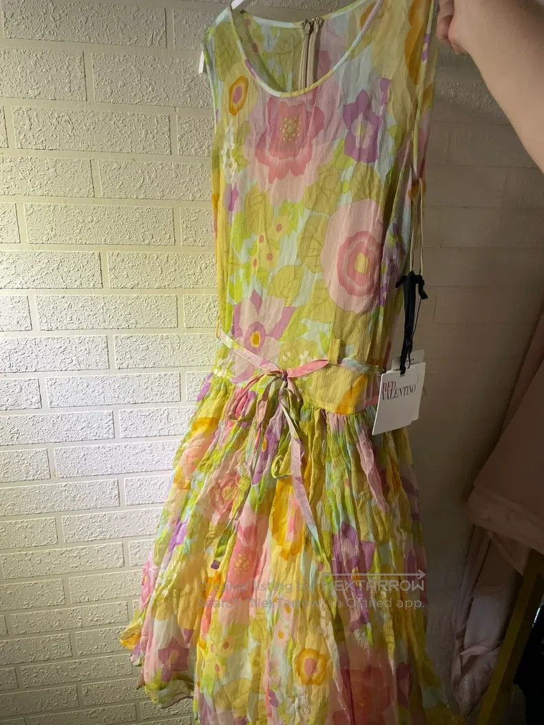 Valentino Valentino Printed silk mulberry silk dress Size M / US 6-8 / IT 42-44 - 1 Thumbnail