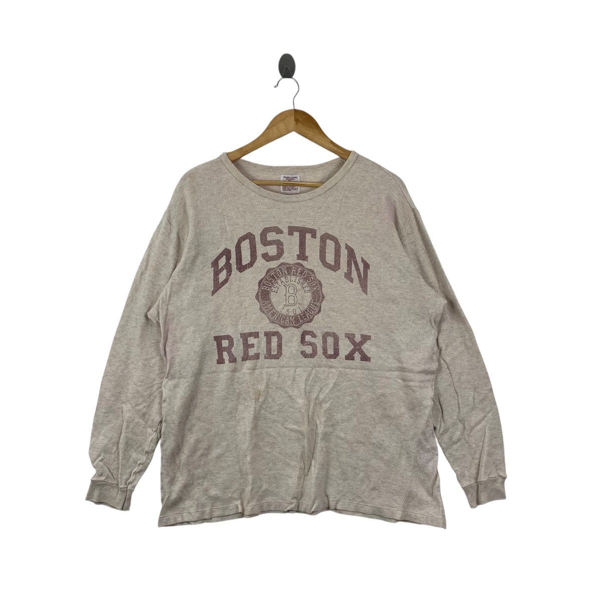 MLB MLB x BOSTON Red Sox Tee Shirt Long Sleeve Top Baseball Size US XL / EU 56 / 4 - 1 Thumbnail