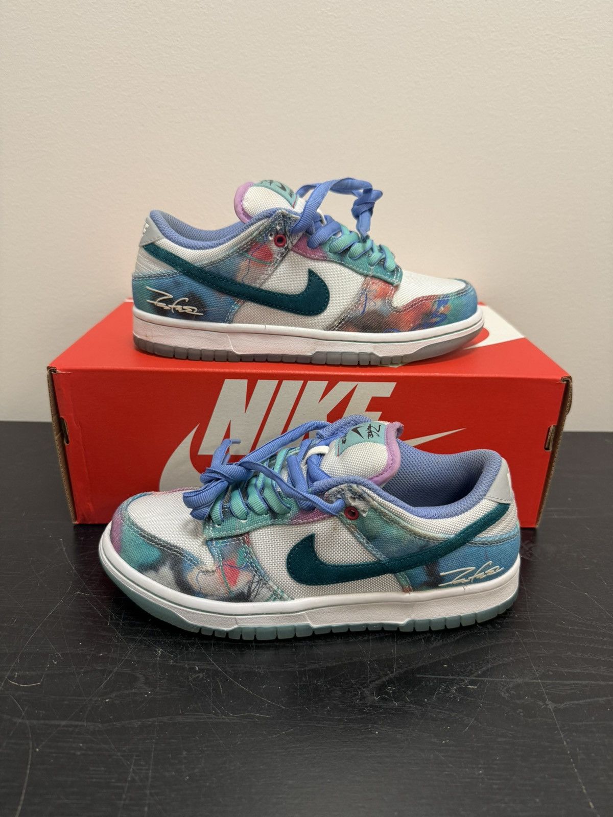 Nike Nike dunk futura laboratories bleached augu Size US 5 / EU 37 - 1 Thumbnail