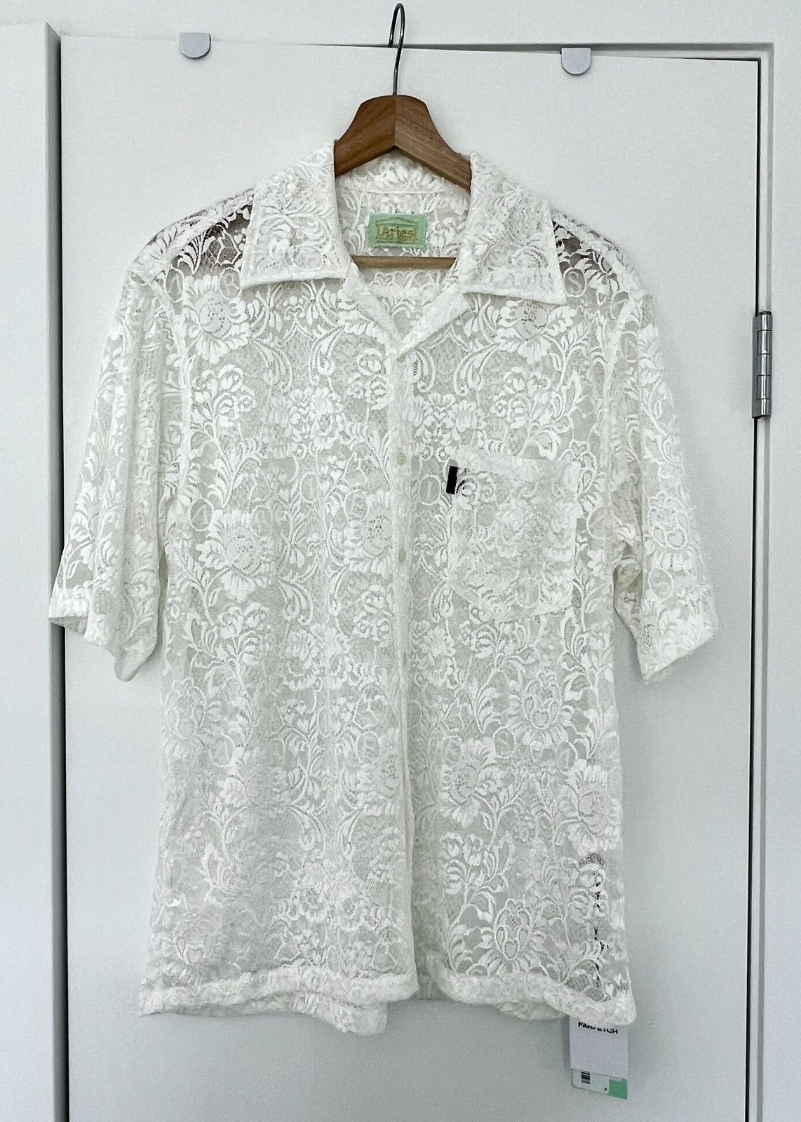 Aries ARIES FW2023 Hawaiian chantilly lace shirt Size US M / EU 48-50 / 2 - 3 Thumbnail