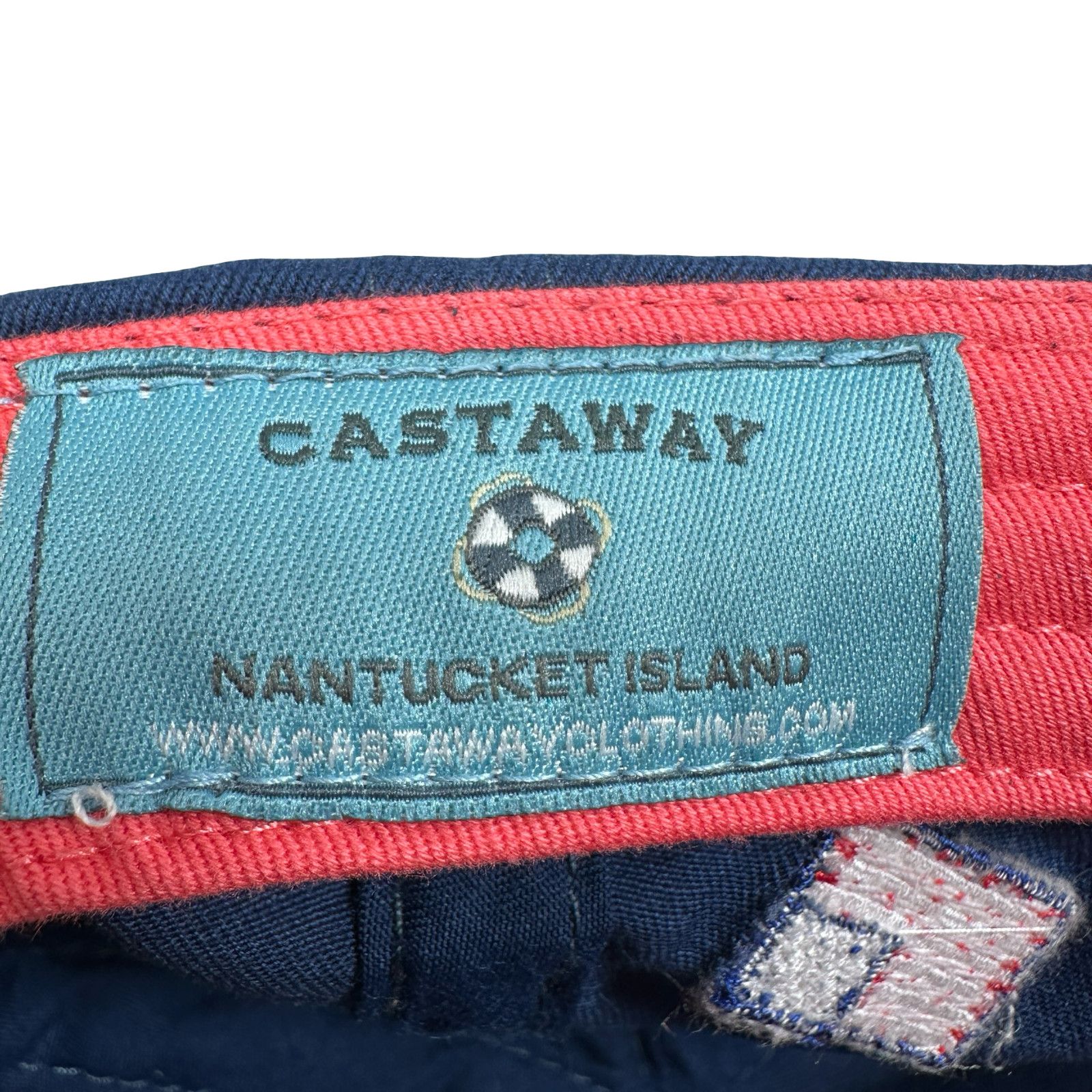 Castaway Clothing Castaway Nantucket American US Flag Dad Hat Blue Strapback Size ONE SIZE - 7 Thumbnail