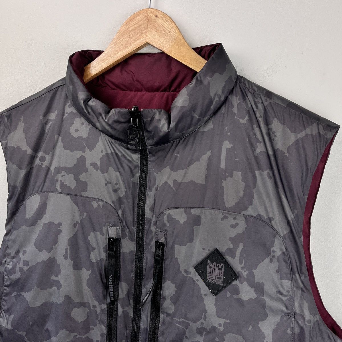 Perks And Mini Puma x Pam Paded Vest Double Side Very Rare Y2k Opium Swag Size US L / EU 52-54 / 3 - 3 Thumbnail