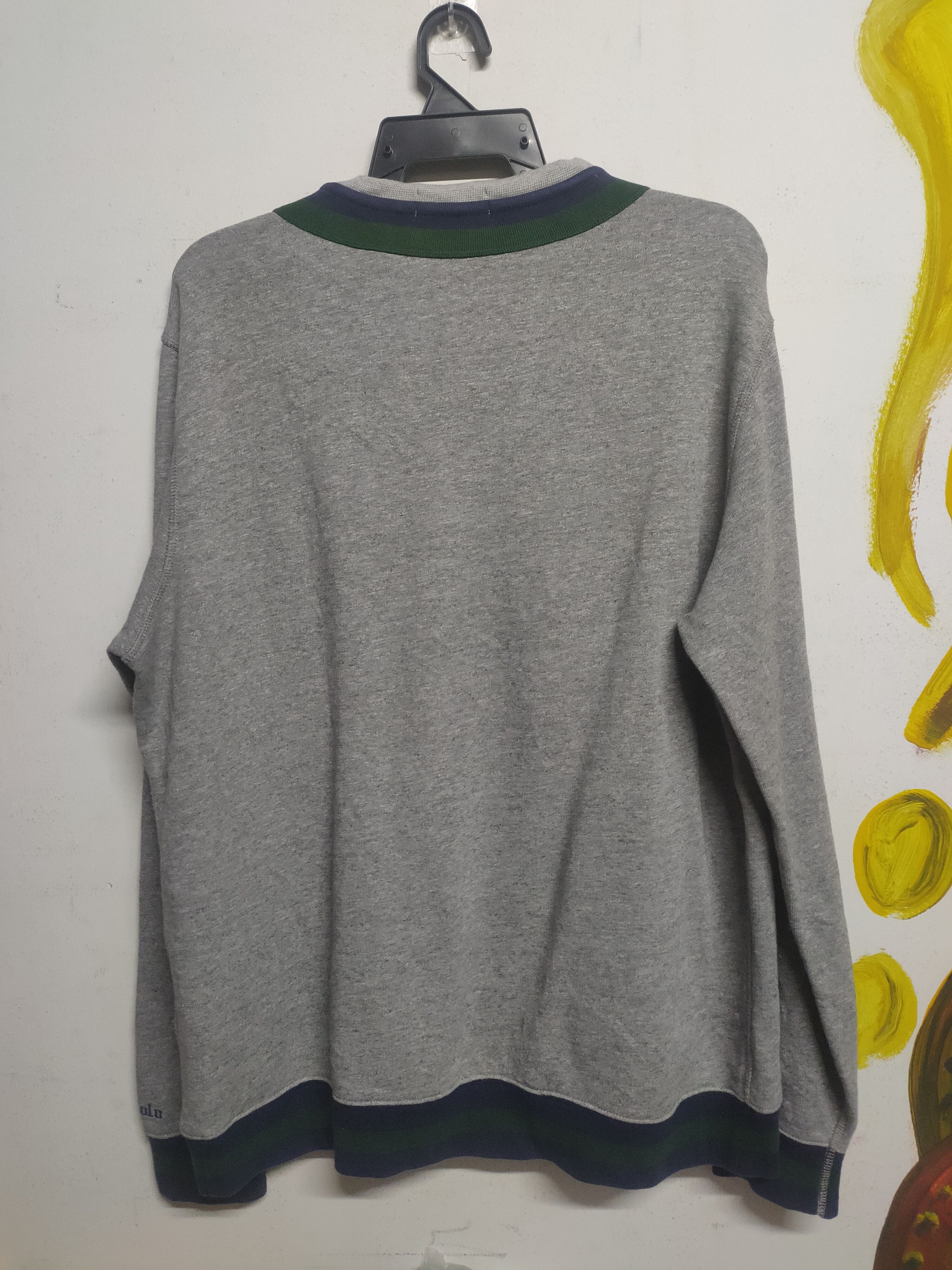 Polo Ralph Lauren Vintage Polo Ralph Lauren V-neck sweatshirt Size US L / EU 52-54 / 3 - 2 Thumbnail