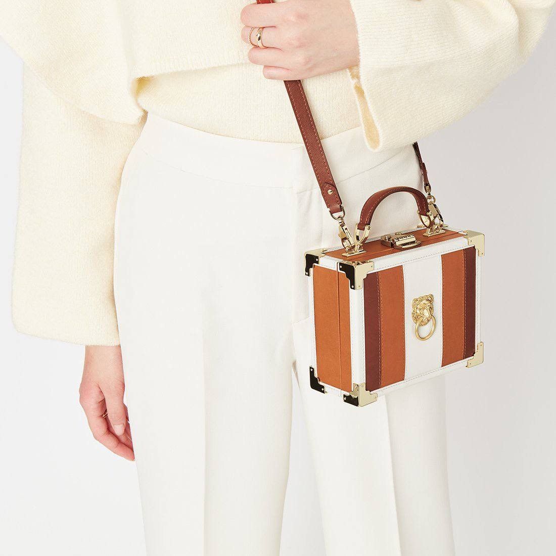 Aspinal of London Aspinal of London Lion Head Box Trunk Crossbody Bag Size ONE SIZE - 10 Thumbnail