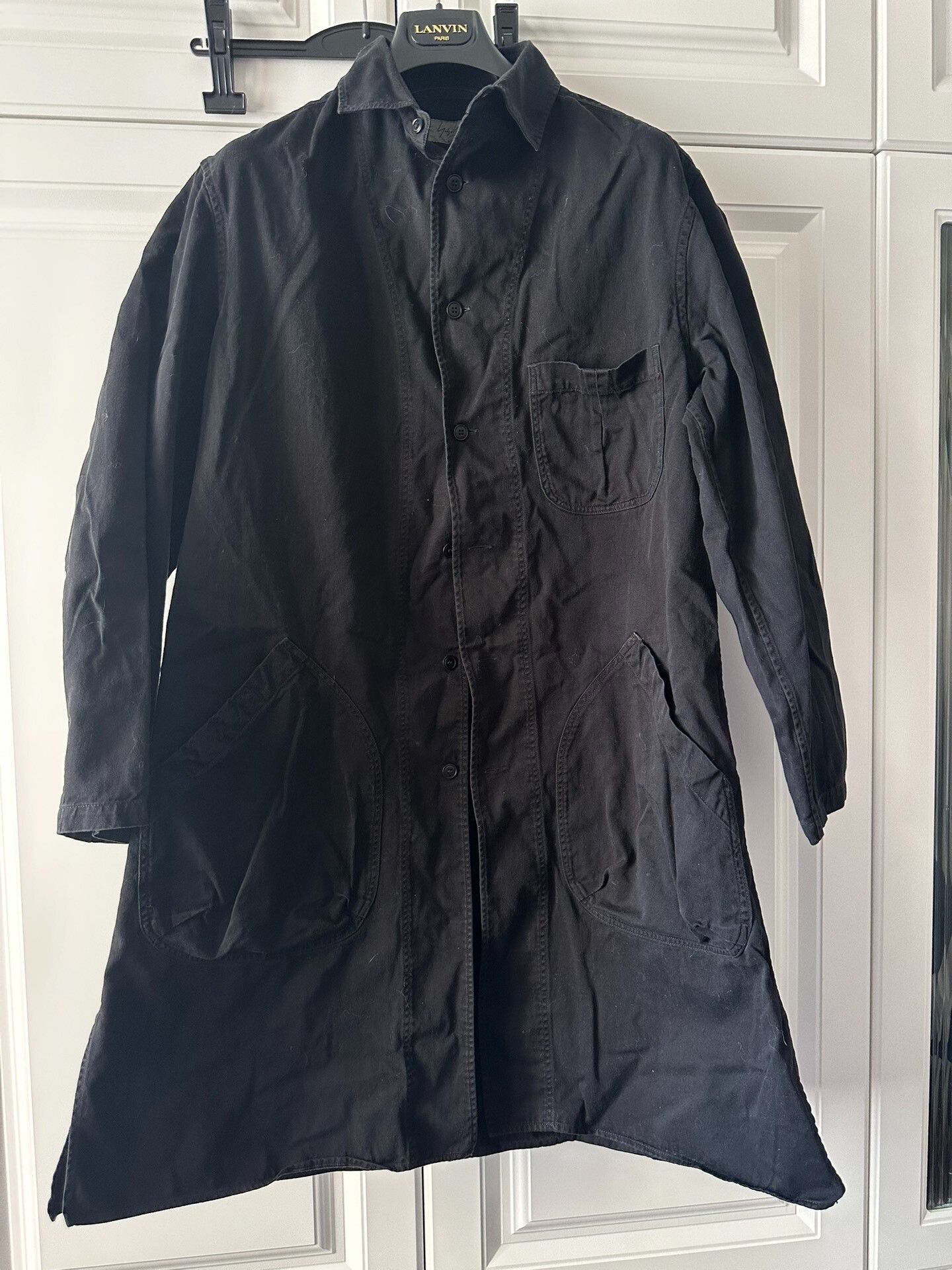 Yohji Yamamoto Yohji Yamamoto Long Coat in Black Size US L / EU 52-54 / 3 - 1 Thumbnail