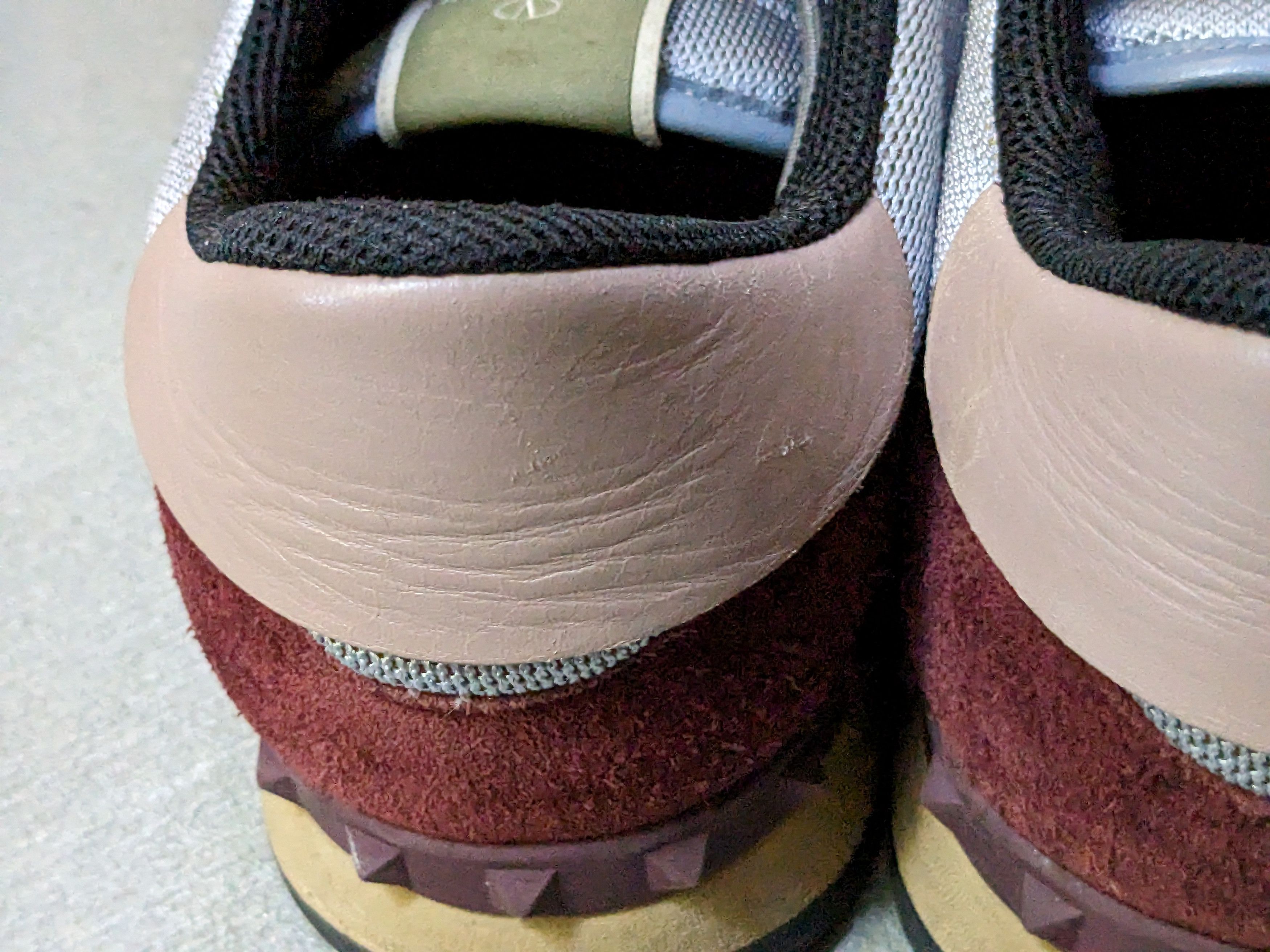 Valentino Rockrunner Sneakers Blue Burgundy 11 44 Suede