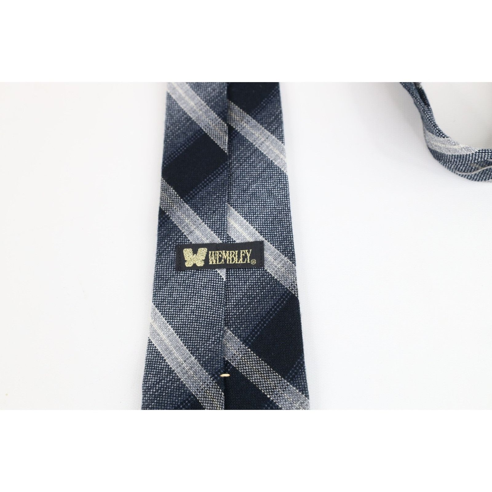 Vintage Vintage 70s Streetwear Wool Tweed Neck Tie Necktie Wedding Size ONE SIZE - 7 Thumbnail