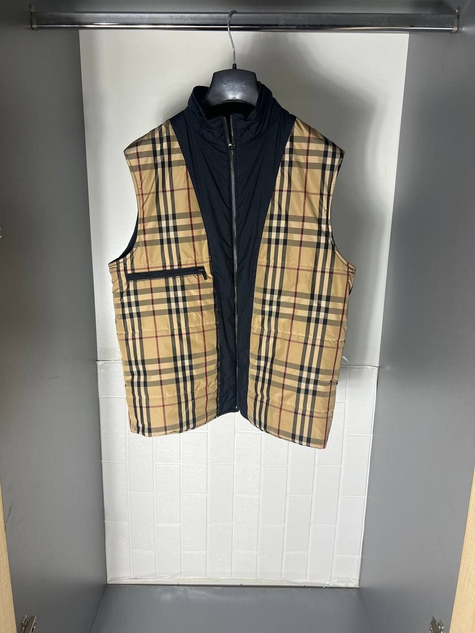 Burberry VINTAGE BURBERRY LONDON ENGLAND DESIGNER VEST JACKET Y2K 90s Size US M / EU 48-50 / 2 - 1 Thumbnail