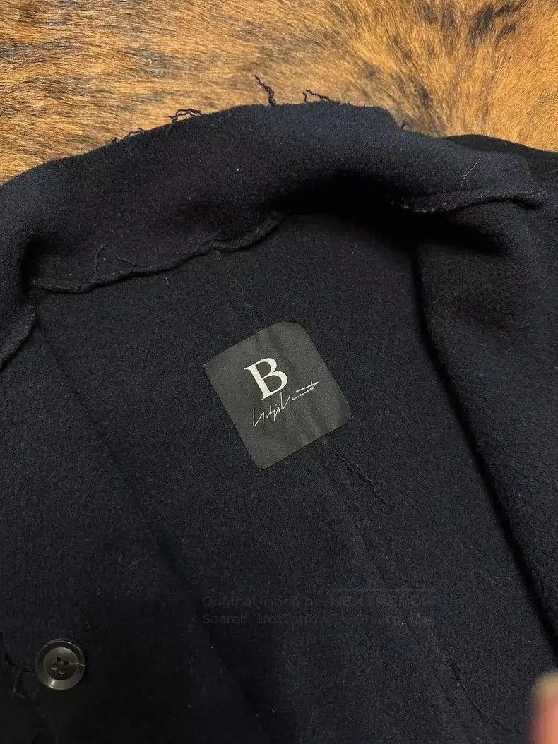 Yohji Yamamoto Yohji Yamamoto Long Wool Coat Black Blue Size US M / EU 48-50 / 2 - 3 Thumbnail
