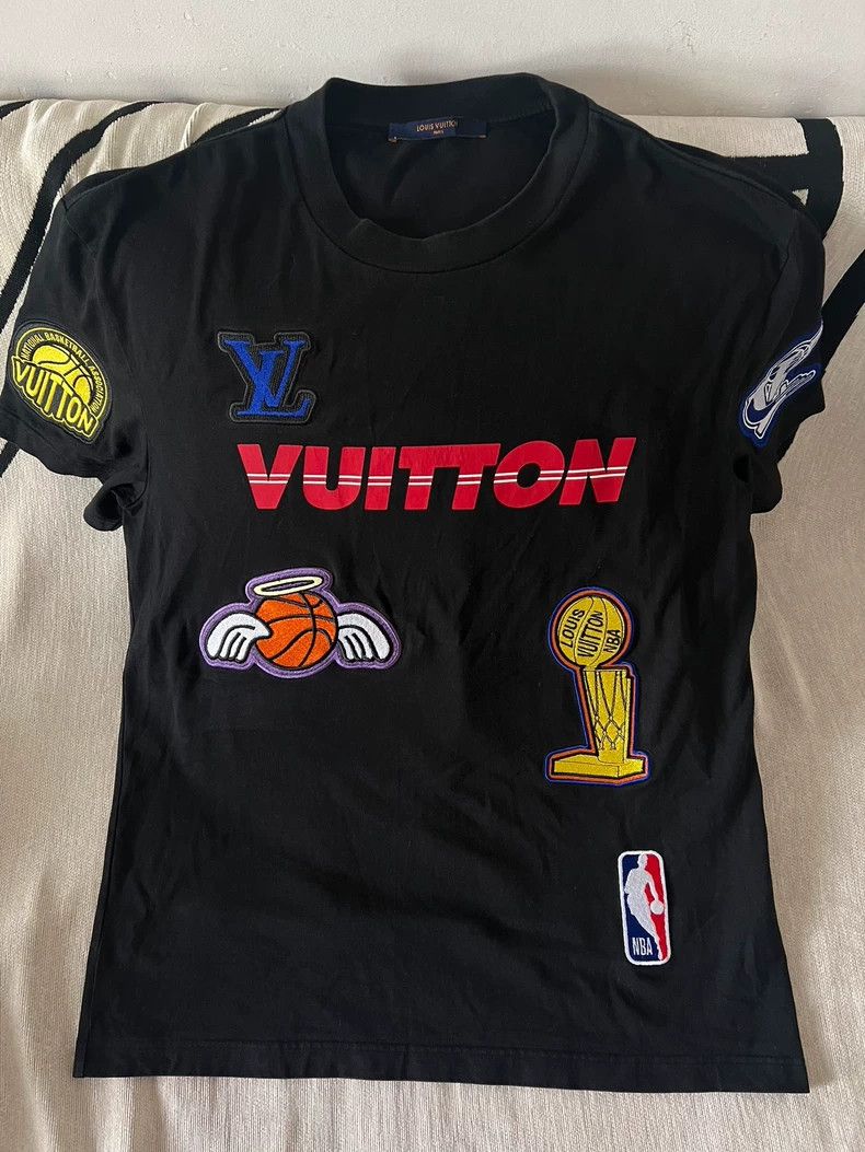 Louis Vuitton Louis Vuitton NBA Co-branded Short Sleeve Size US M / EU 48-50 / 2 - 2 Thumbnail