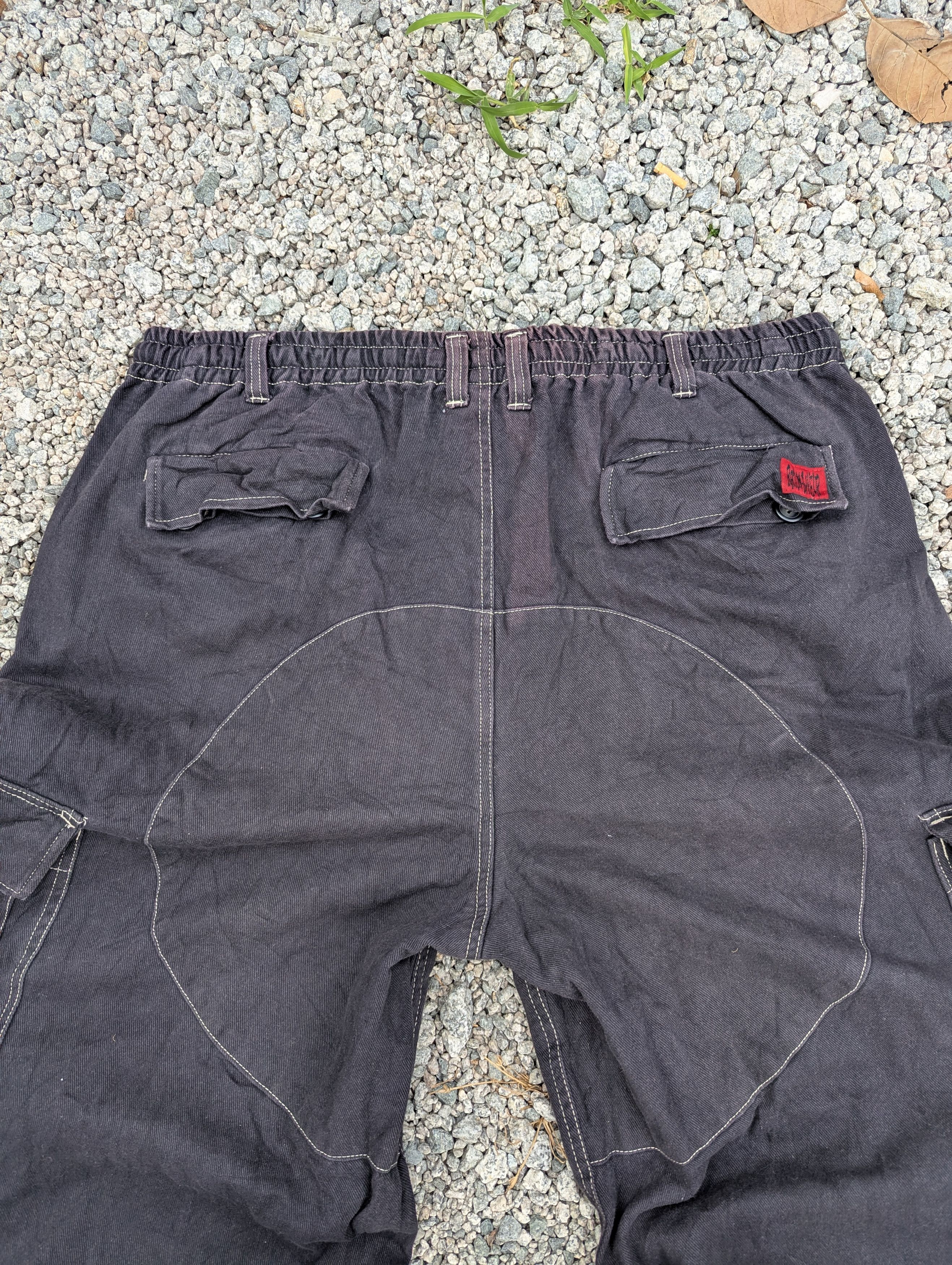 Japanese Brand Rare Y2K Japanese Raton Laveur Baggy Wide Leg Cargo Pants Size US 43 - 5 Thumbnail