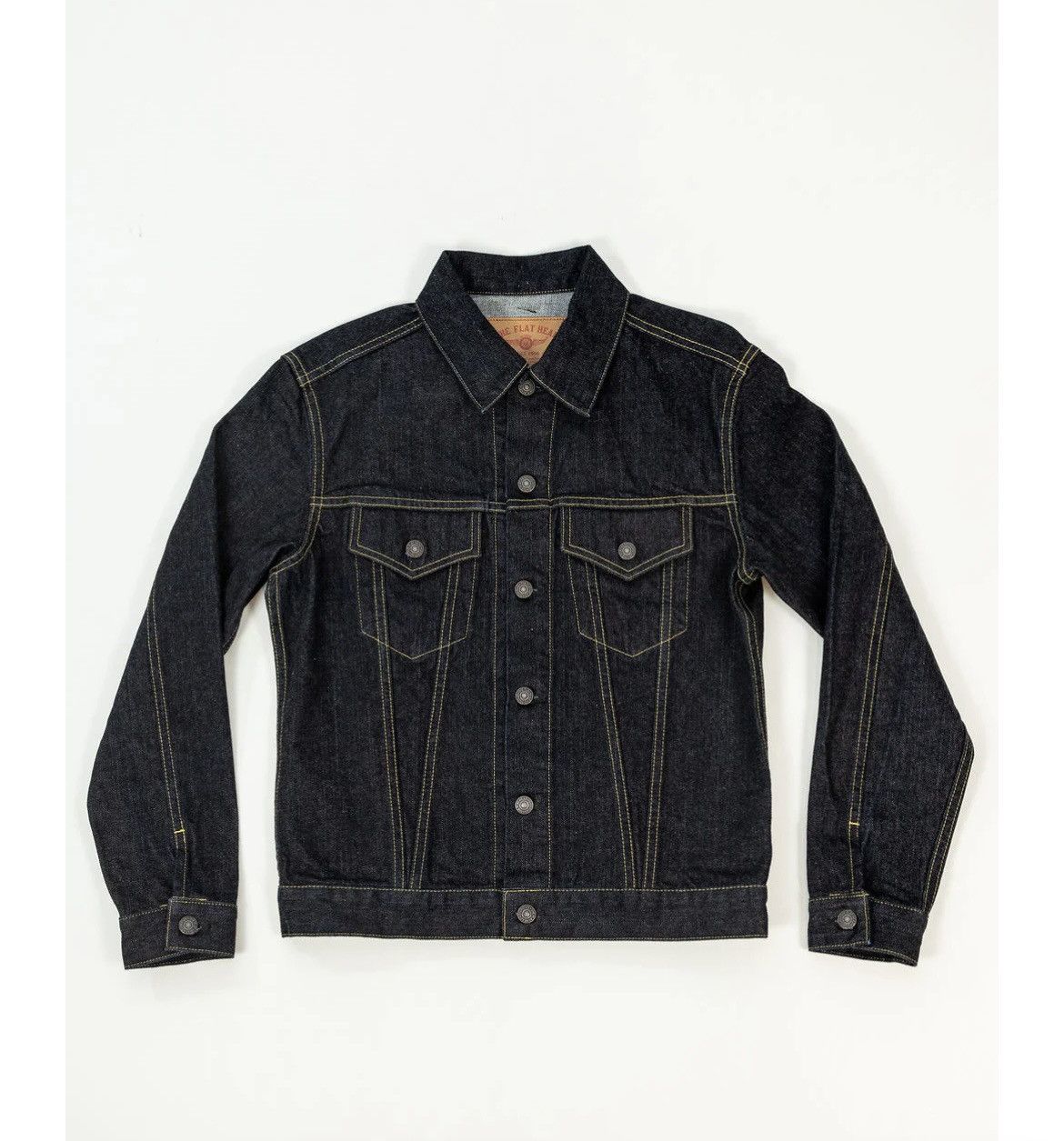 The Flat Head FN-OJ-D003 DENIM JACKET - 60S TYPE III Size US M / EU 48-50 / 2 - 17 Thumbnail