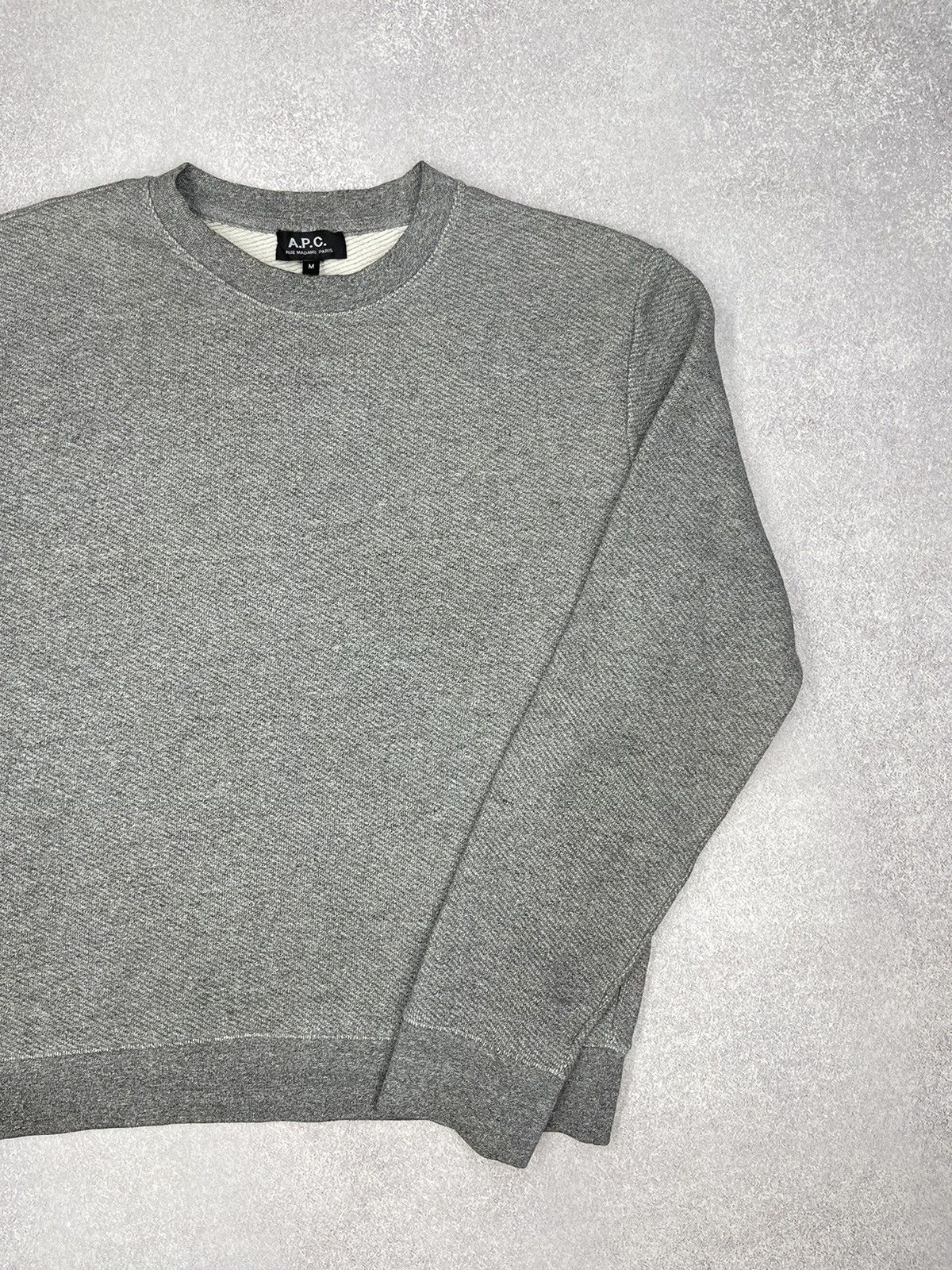 A.P.C. Mens APC Rue Madame Paris Grey Sweatshirt Size US M / EU 48-50 / 2 - 3 Thumbnail