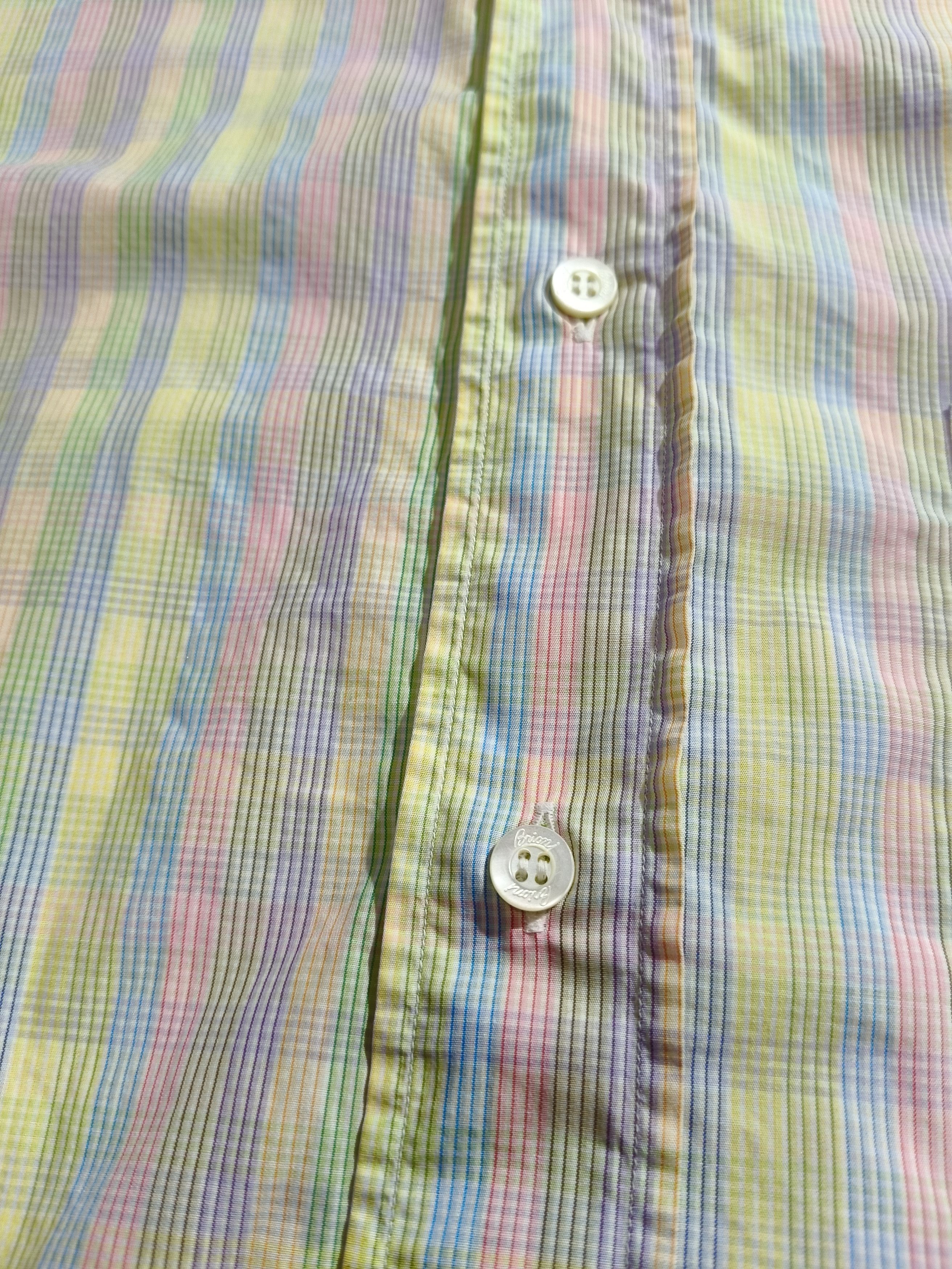 Brioni Brioni Multicolor Stripe Shirt XXL Made in Italy Size US XXL / EU 58 / 5 - 4 Thumbnail