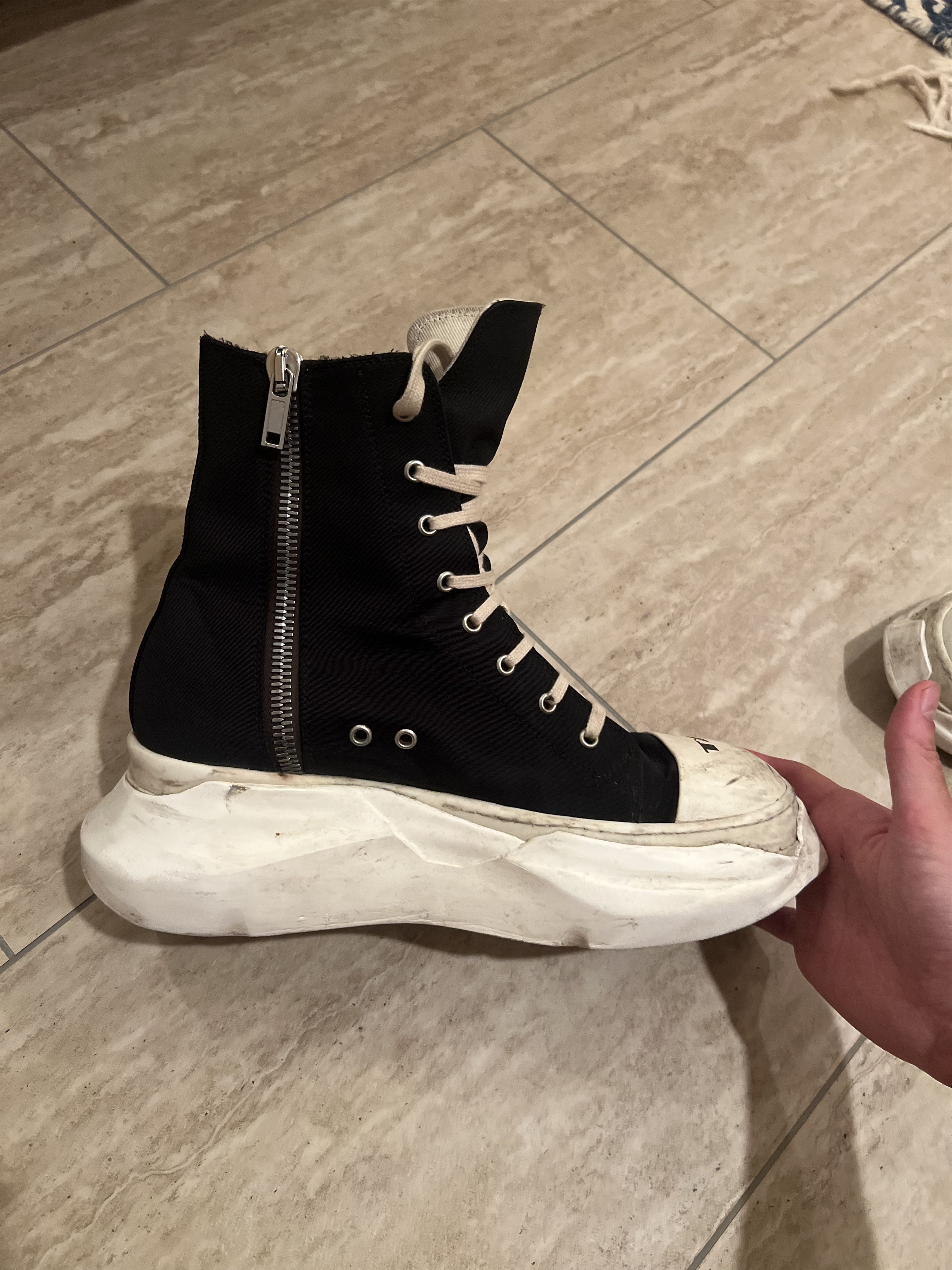 Rick Owens Drkshdw rick owens ramones abstract shoes Size US 11 / EU 44 - 8 Thumbnail