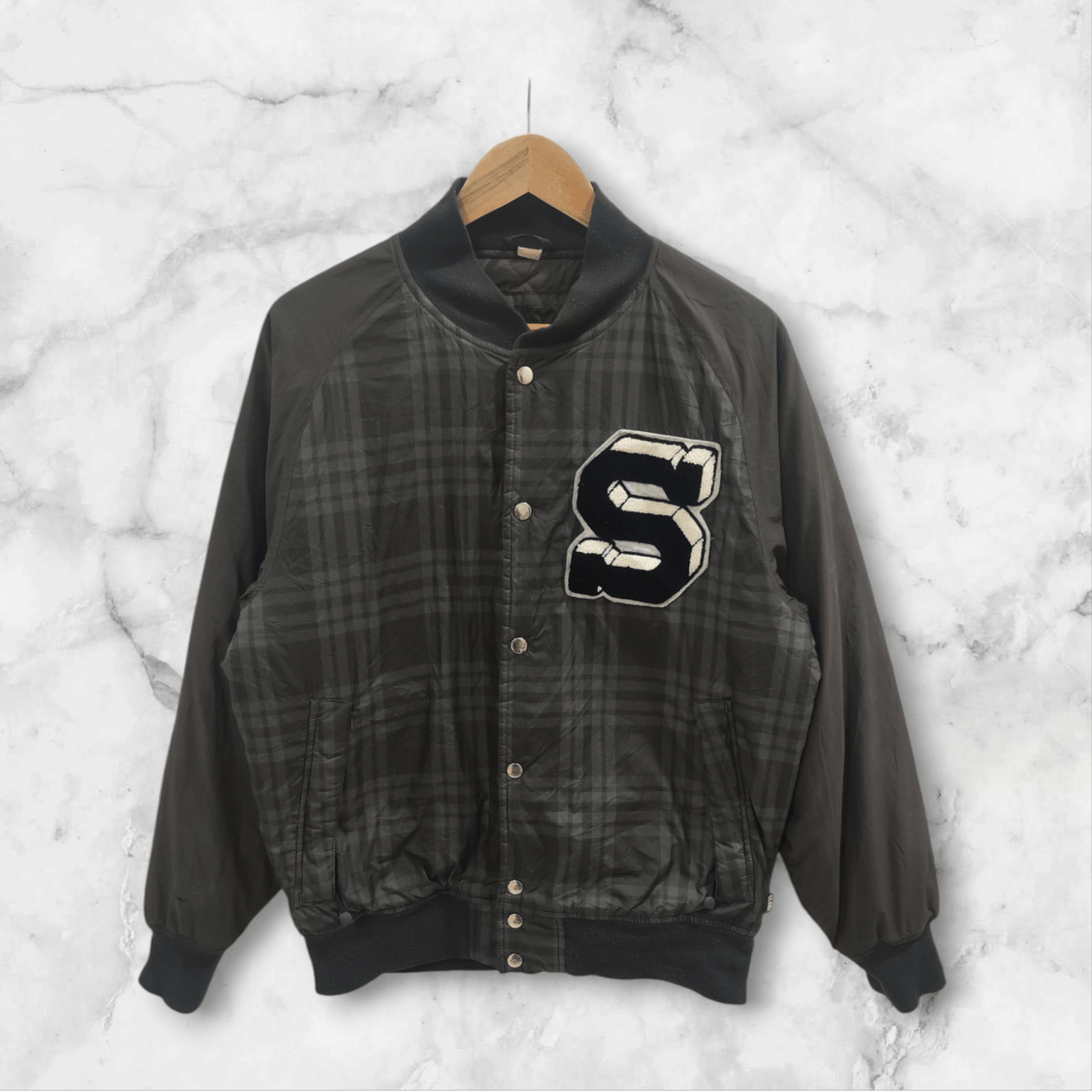 Stussy Vintage Stussy Check Bombers Jacket Size US M / EU 48-50 / 2 - 1 Thumbnail