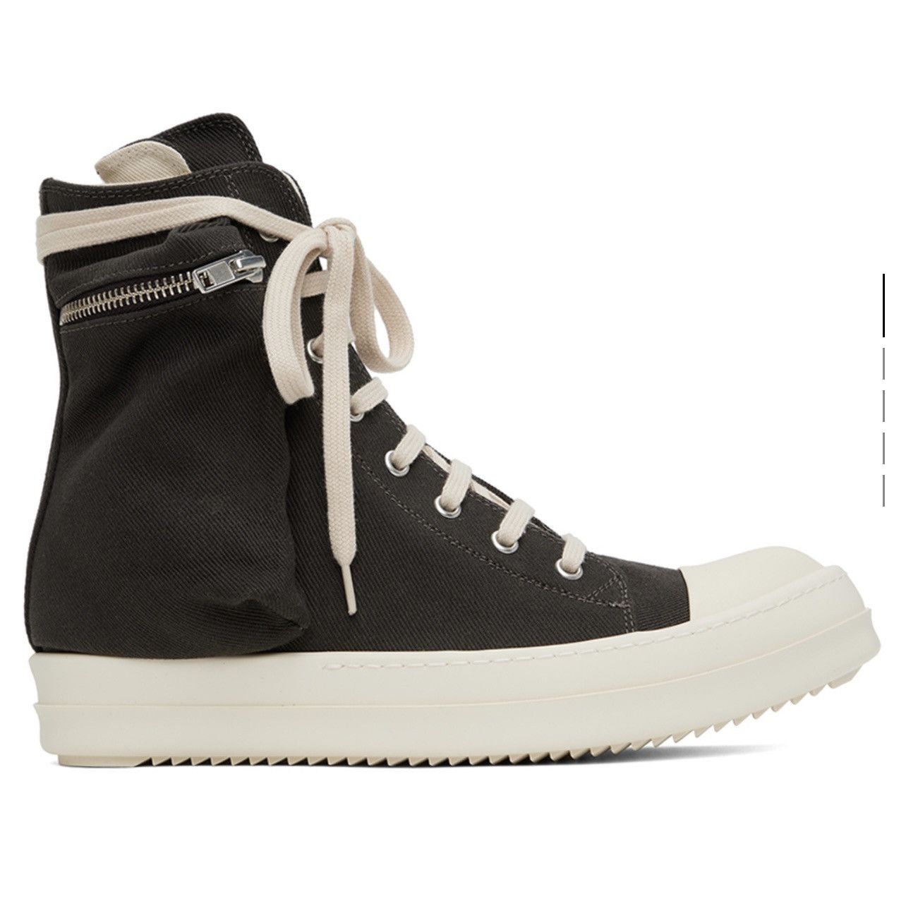 Rick Owens DARK DUSK RICK OWENS HIGH TOP CARGO RAMONE SNEAKERS Size US 9 / EU 42 - 5 Thumbnail