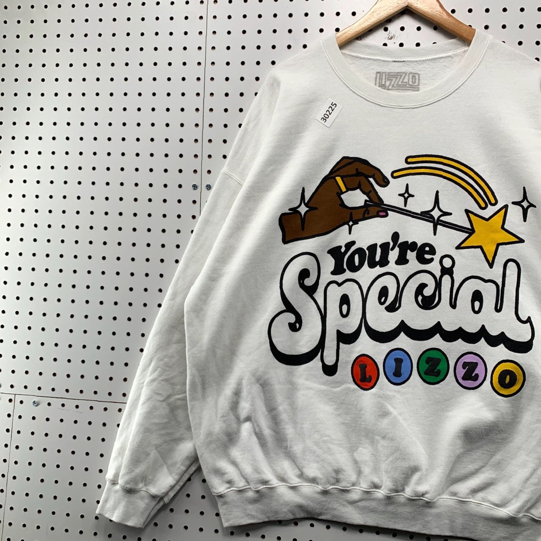 Rizzoli VINTAGE LIZZO You’re Special Crewneck Sweatshirt White 2XL Pullover Music Mens Shirt Size US XXL / EU 58 / 5 - 4 Thumbnail