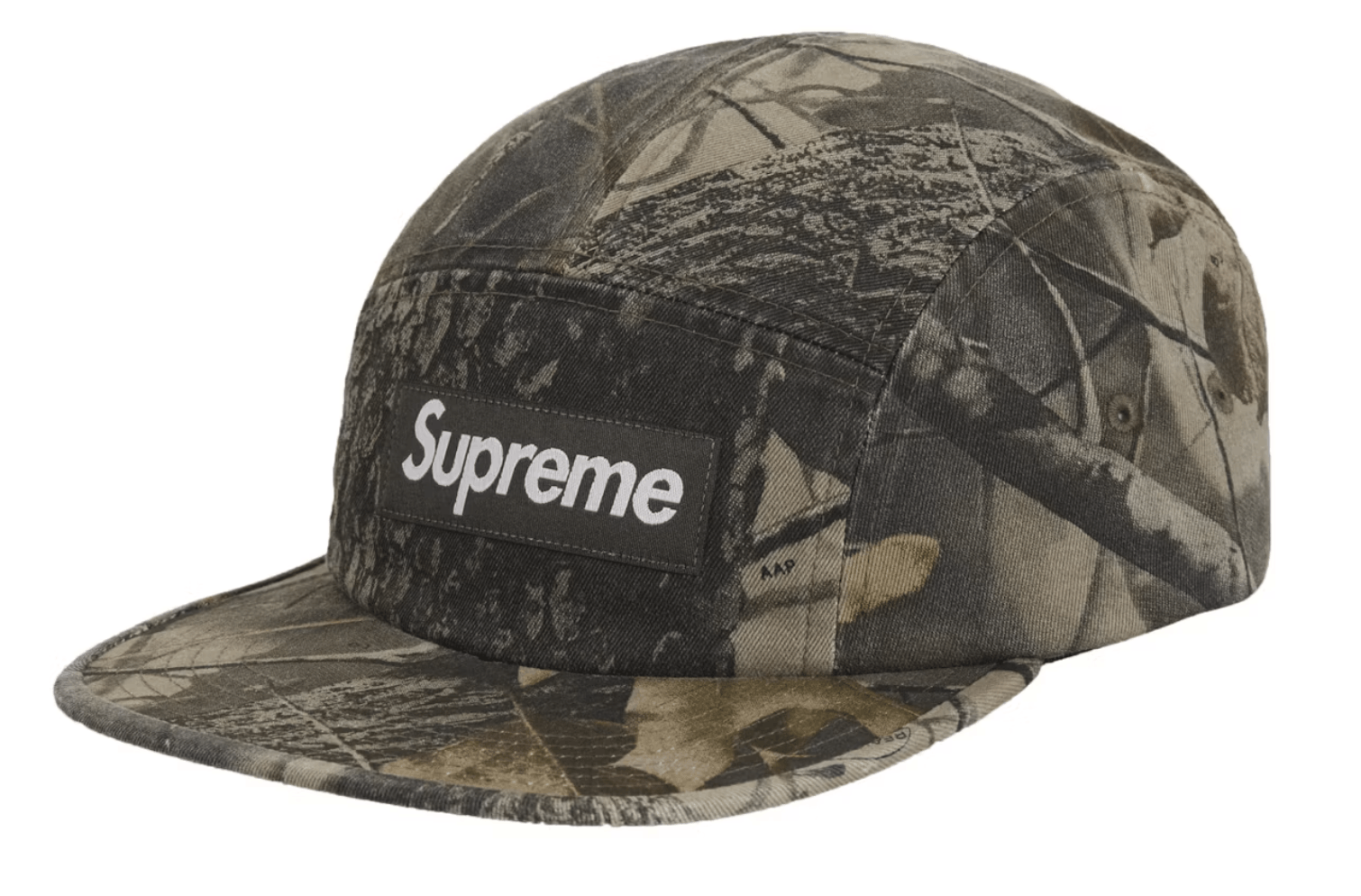 Supreme Supreme Washed Chino Twill Camp Cap Real tree Hardwoods Camo Size ONE SIZE - 1 Thumbnail