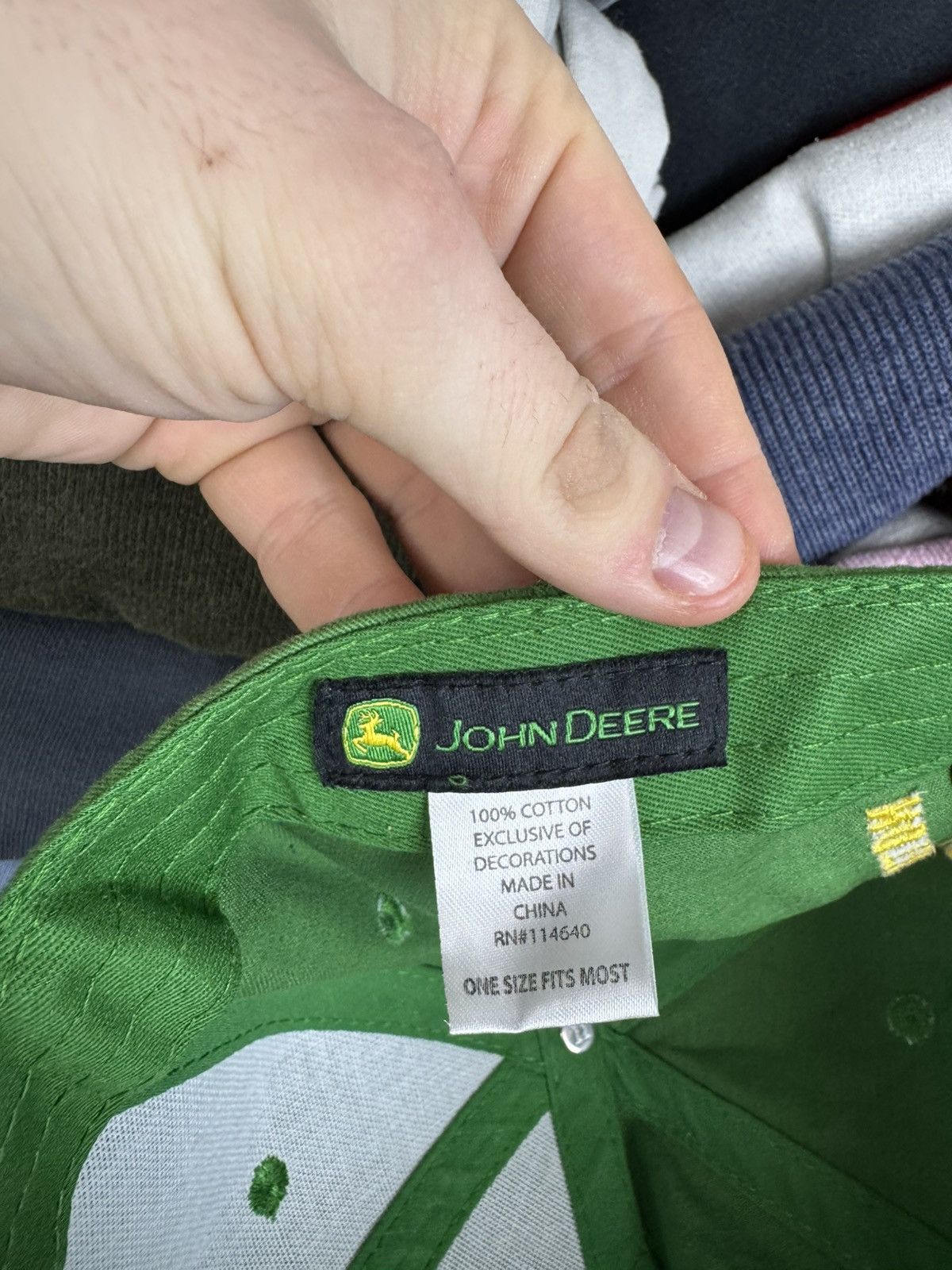 John Deere John Deere Cap Hat Size ONE SIZE - 19 Thumbnail