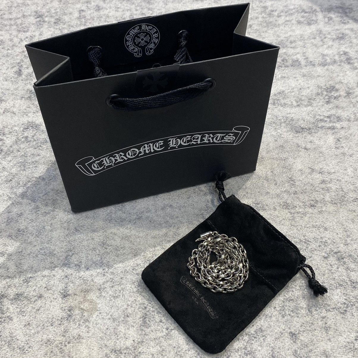 Chrome Hearts CHROME HEARTS PAPER CHAIN NECKLACE SILVER Size ONE SIZE - 4 Thumbnail