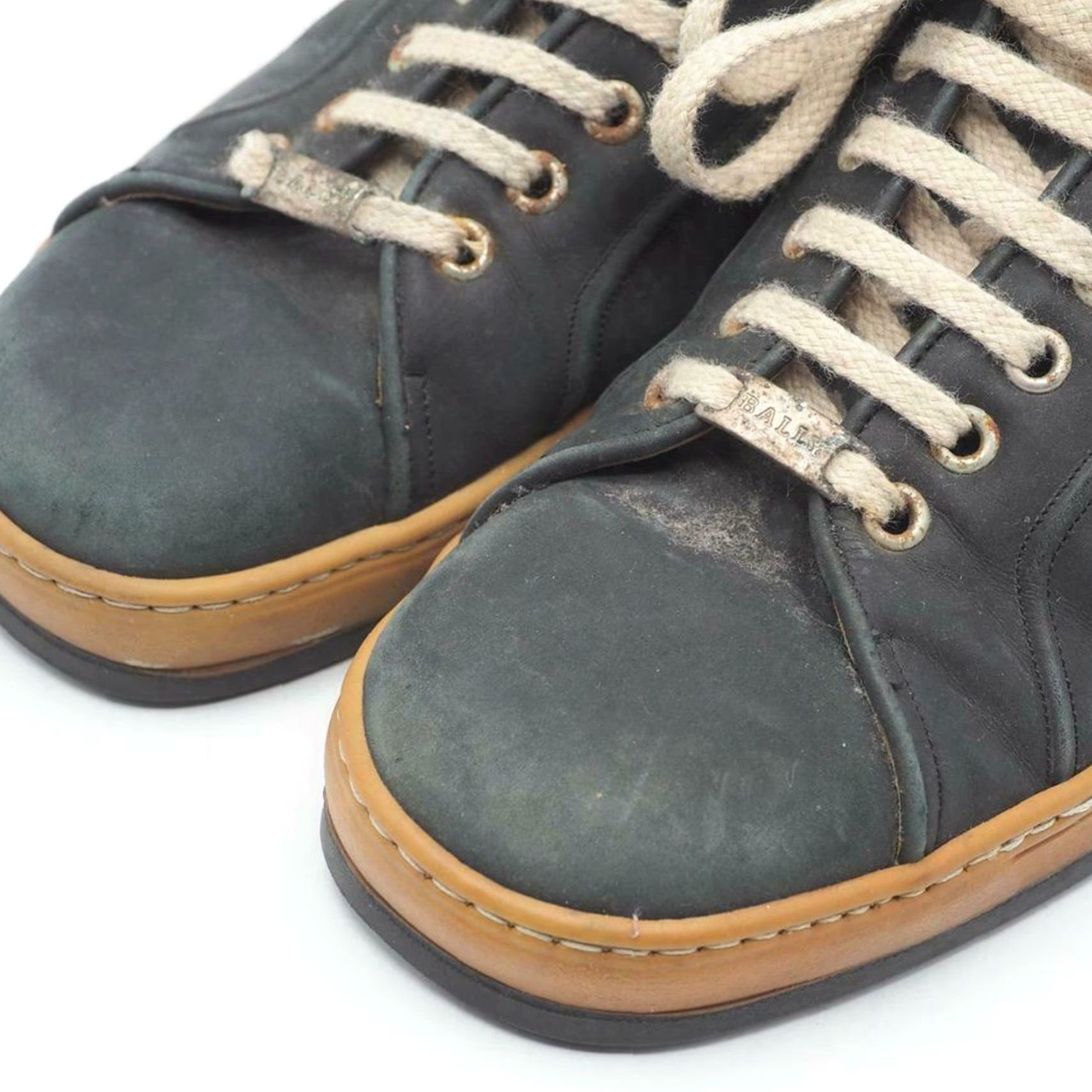 Bally VINTAGE Bally Ankle Boots Pander Style Mens Size 6.5 D Leather Dark Gray Chukka Shoes Boots Mens Size US 7 / EU 40 - 2 Thumbnail