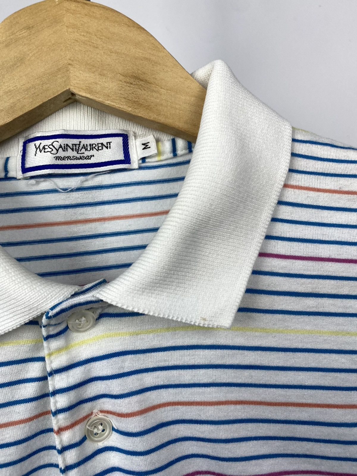 Designer × Yves Saint Laurent Yves Saint Laurent YSL polo t-shirt vintage 90s Size US M / EU 48-50 / 2 - 5 Thumbnail