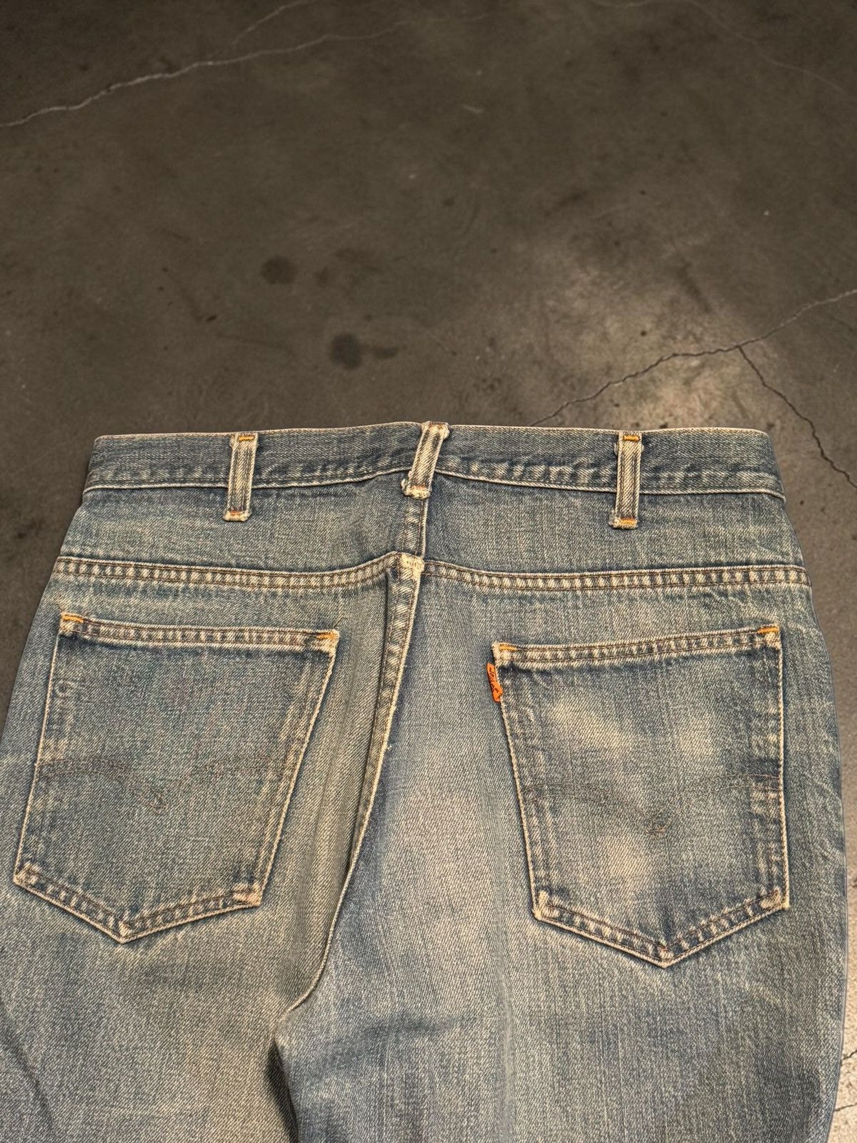Levi's 70's Orange Tab Vintage Flared Blue Levi's Size US 31 - 6 Thumbnail