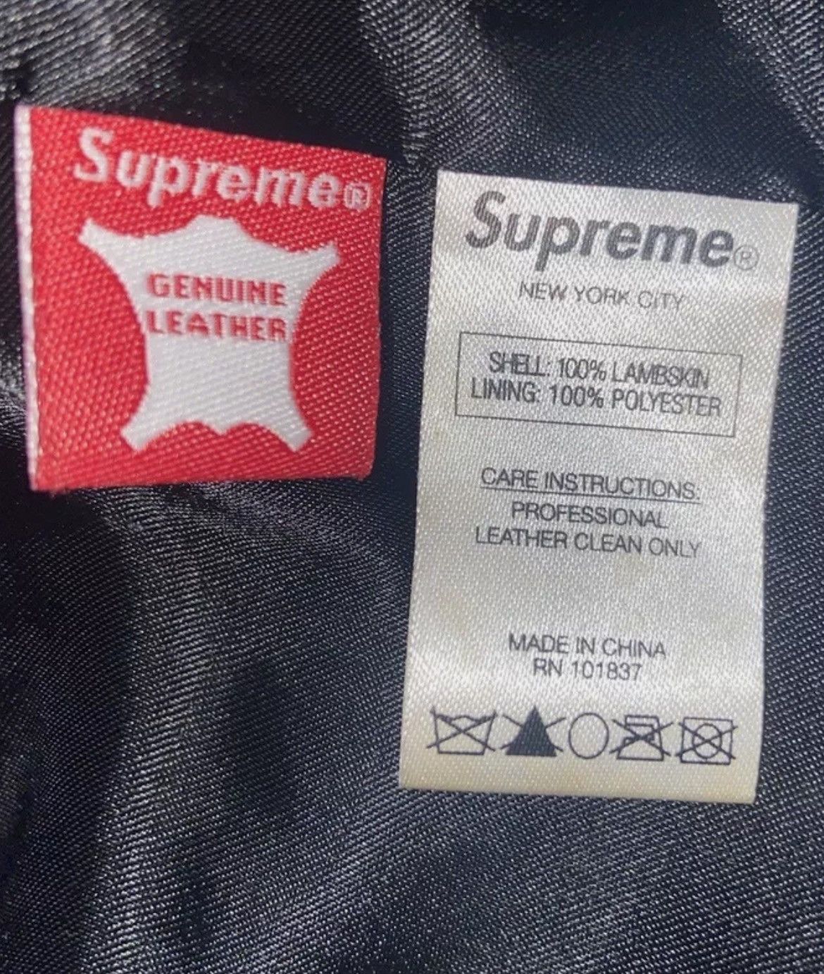 Supreme SS16 Uptown Leather Jacket Size US M / EU 48-50 / 2 - 8 Thumbnail