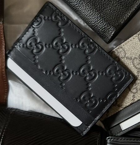 Gucci NEW Gucci Cardholder. Black leather Size ONE SIZE - 1 Thumbnail