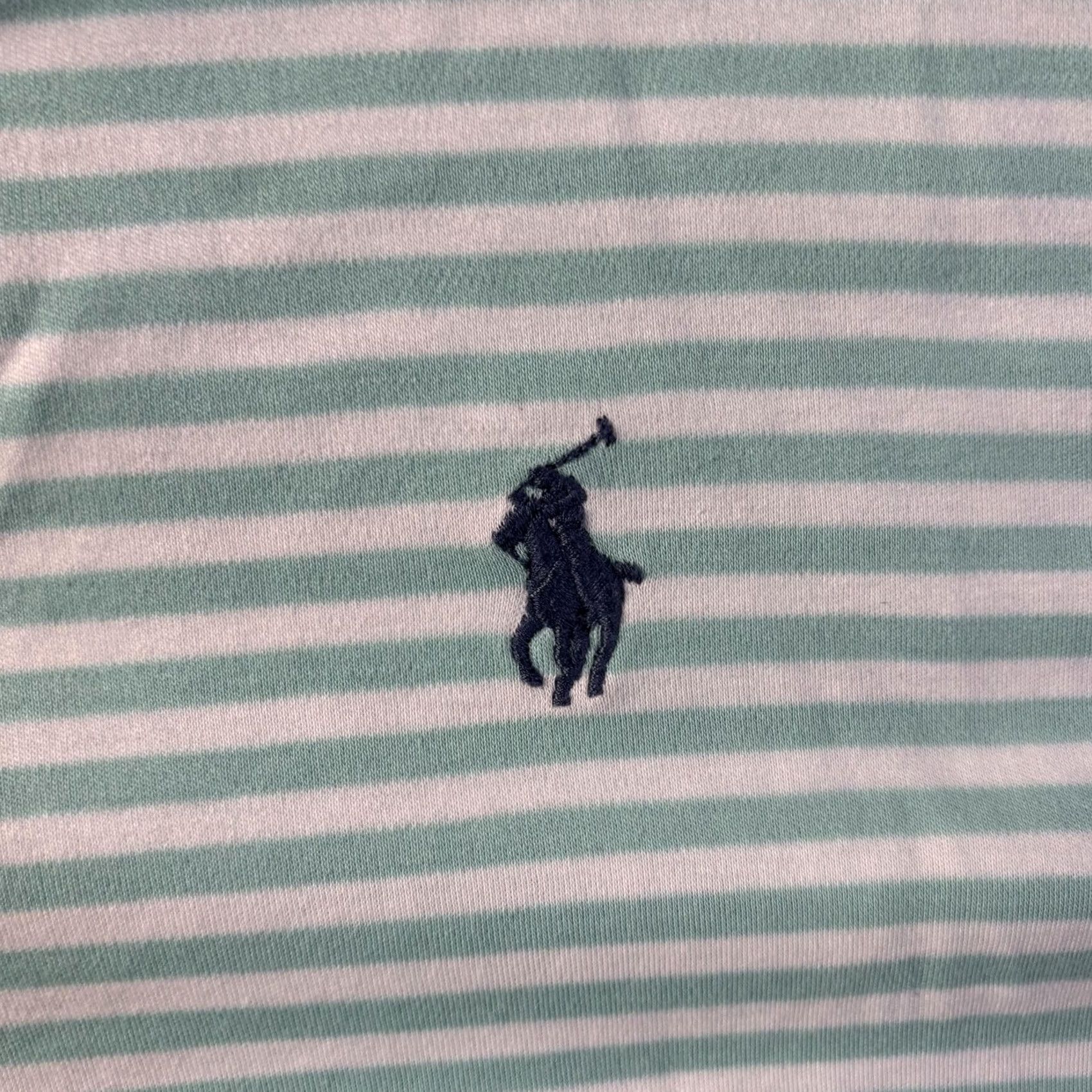 Polo Ralph Lauren Polo Ralph Lauren Polo Shirt Mens 2XL Green Stripe Classic Fit Cotton Casual Size US XXL / EU 58 / 5 - 2 Thumbnail