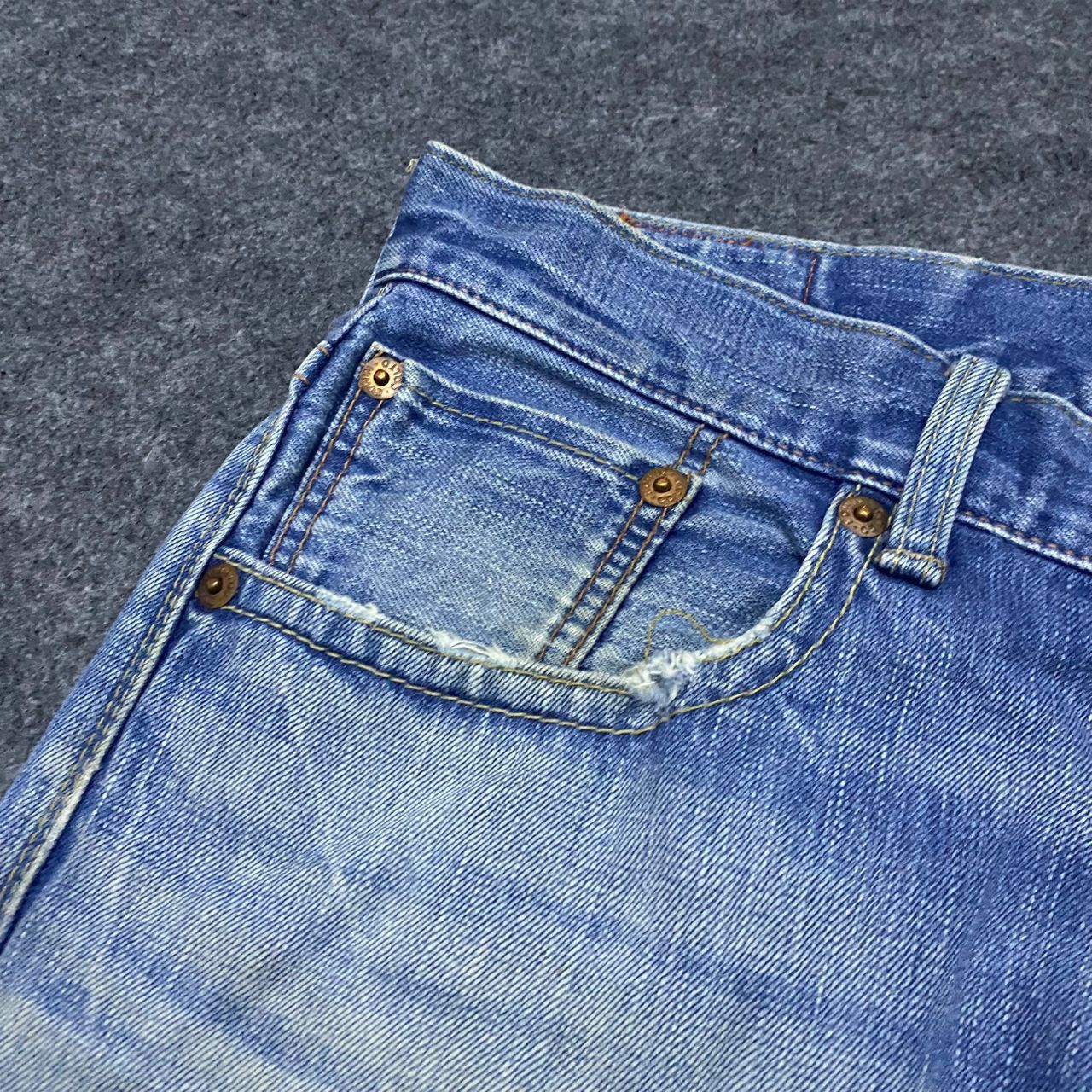 If Six Was Nine 💥Best Offer💥Vintage Edwin ED Selvegde Distressed Denim Size US 36 / EU 52 - 9 Thumbnail