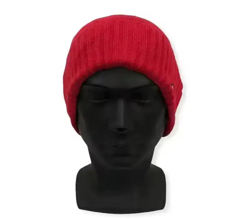 Tommy Hilfiger × Tommy Jeans Vintage Tommy Girls Small Logo Beanie Hat Size ONE SIZE - 2 Thumbnail