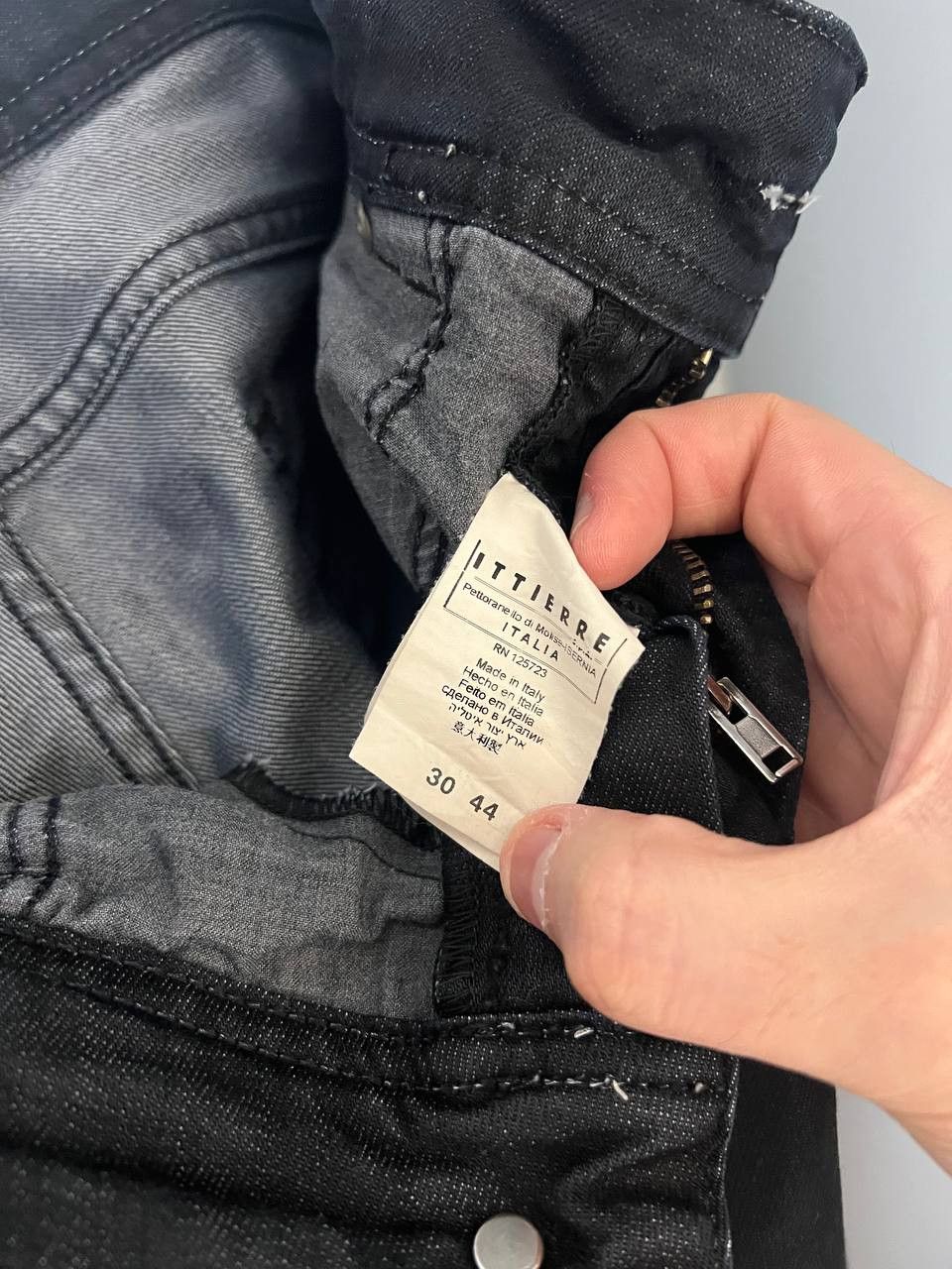 John Galliano VINTAGE JOHN GALLIANO DENIM ITALIAN DESIGNER JEANS SKINNY Size 30" / US 8 / IT 44 - 10 Thumbnail