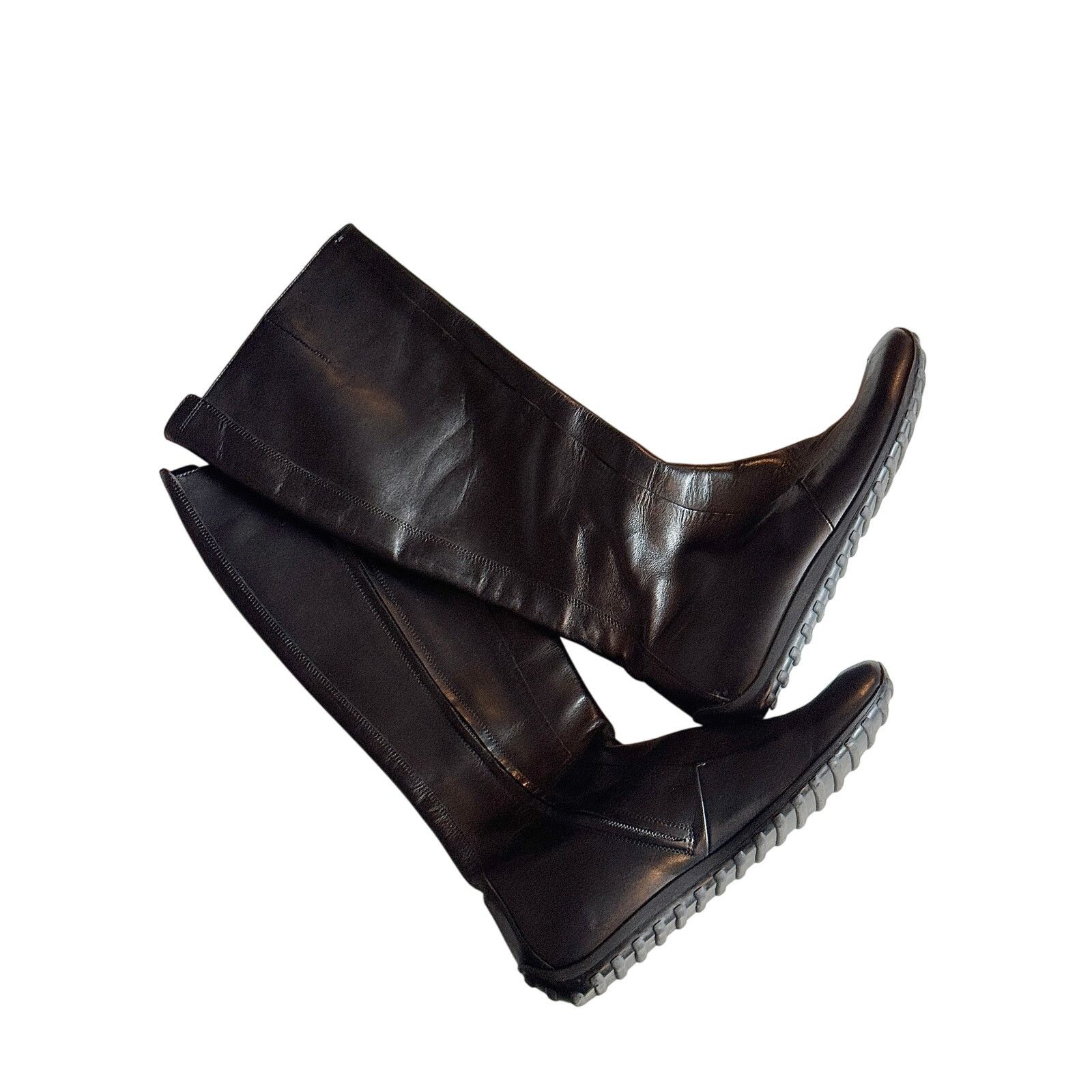 Bally Bally Black Leather Boots Size US 7 / IT 37 - 1 Thumbnail